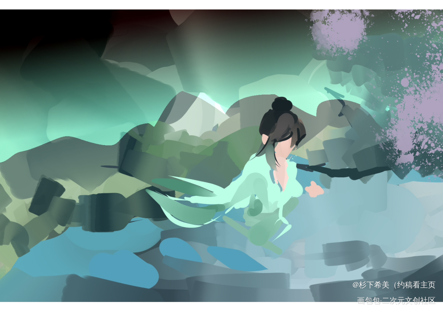 画了青白（白蛇浮生）_白蛇绘画作品