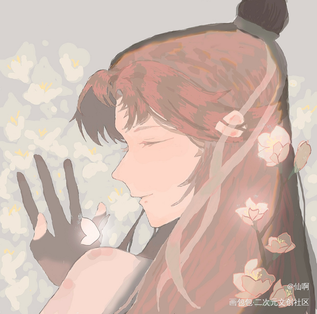 画了怜怜_天官赐福花怜谢怜·天官赐福绘画绘画作品