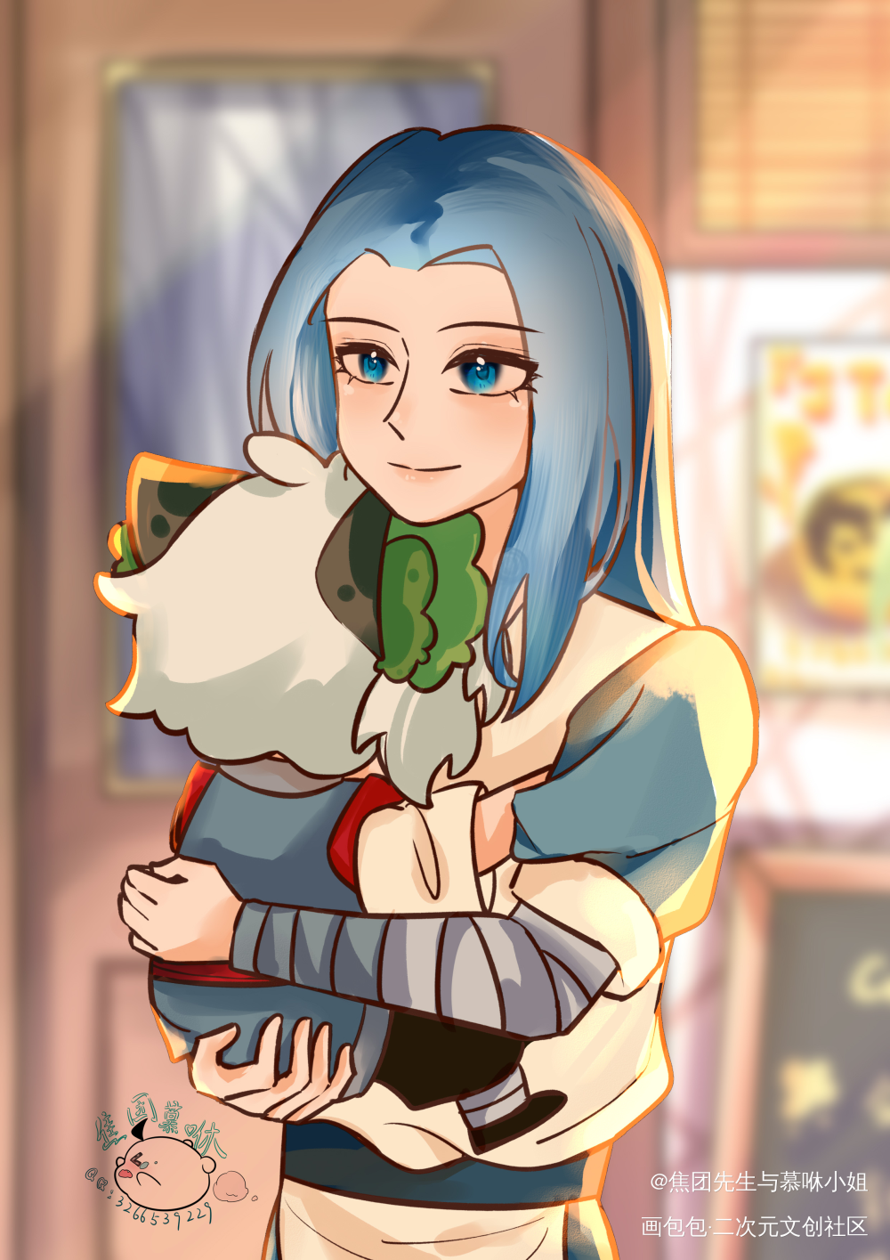 抱抱～_罗小黑战记黑限无限罗小黑指绘绘画作品