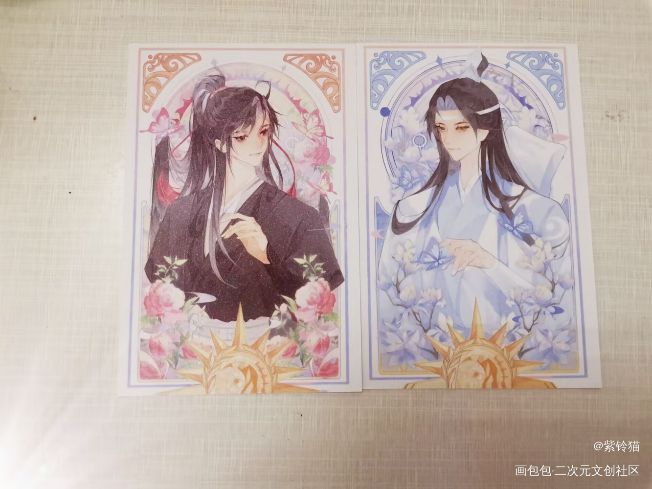 _魔道祖师谷美分享无料返图蓝忘机·魔道祖师魏无羡·魔道祖师绘画作品