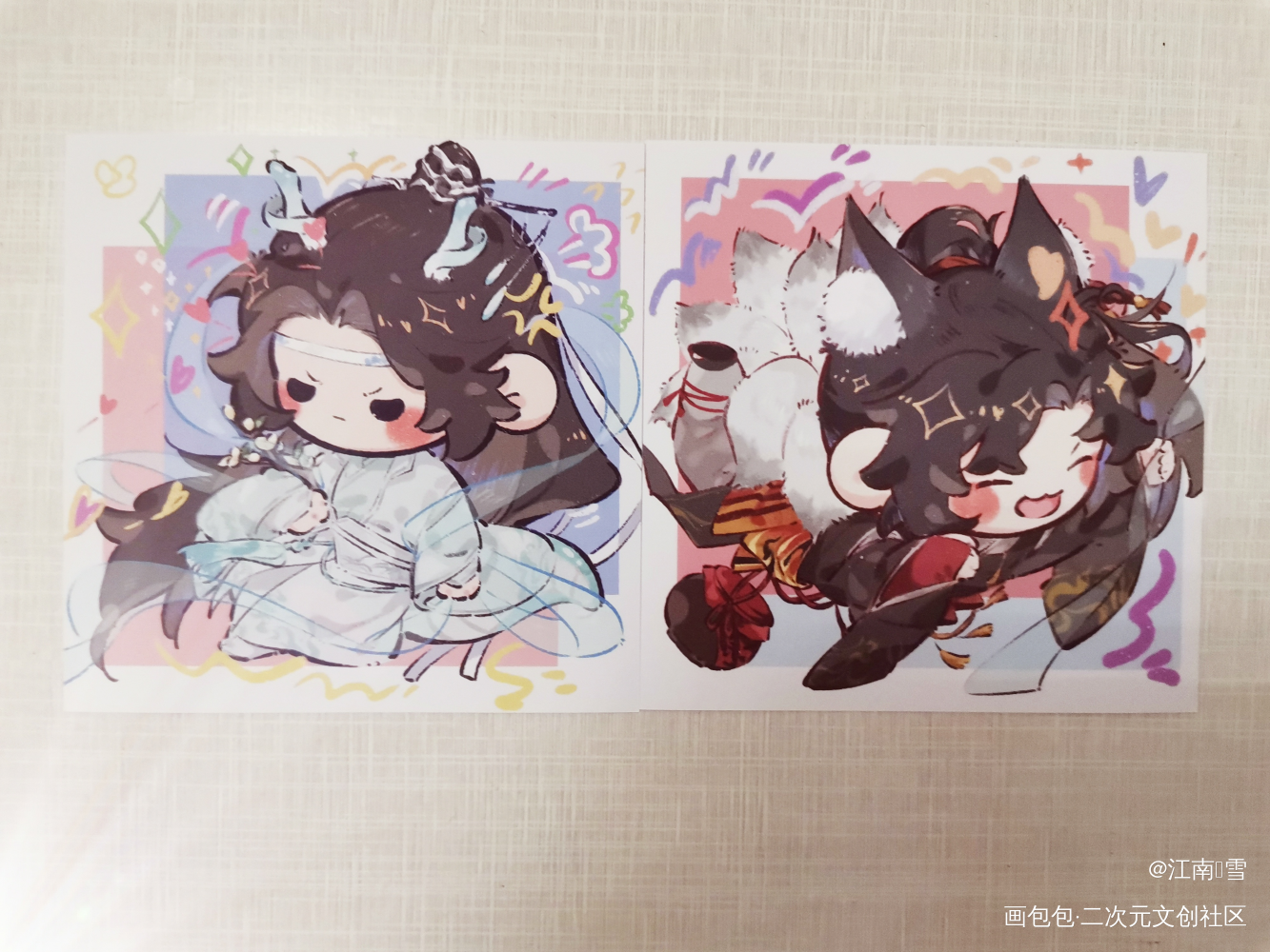 _魔道祖师谷美分享无料返图蓝忘机·魔道祖师魏无羡·魔道祖师绘画作品