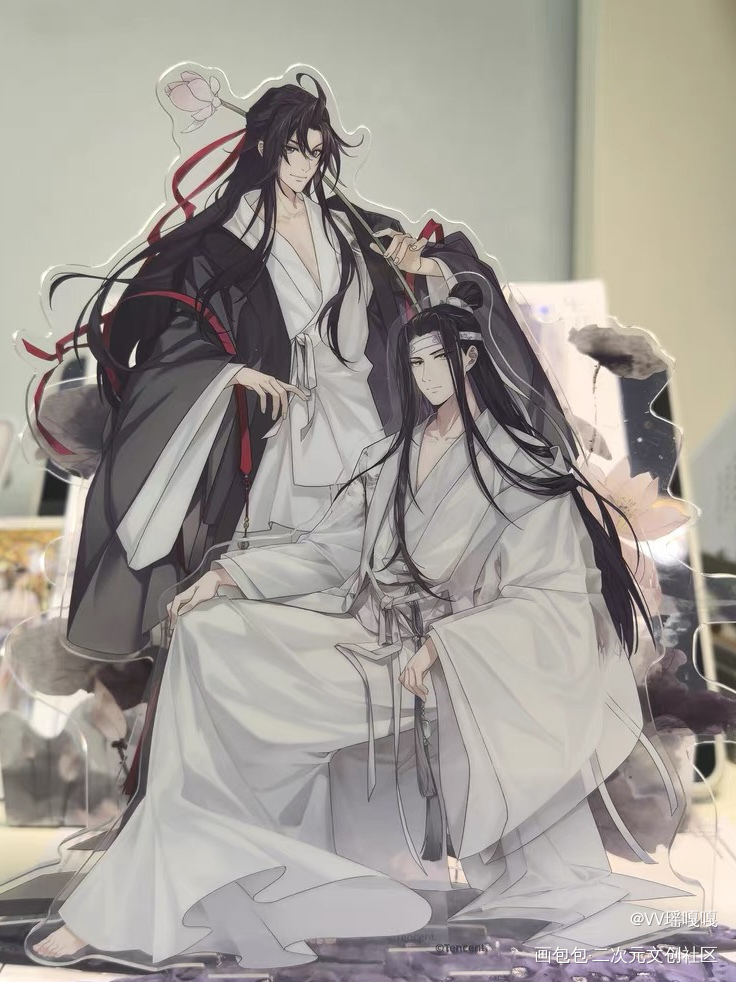 _人渣反派自救系统天官赐福魔道祖师站外返图蓝忘机·魔道祖师魏无羡·魔道祖师蓝忘机魏无羡绘画作品