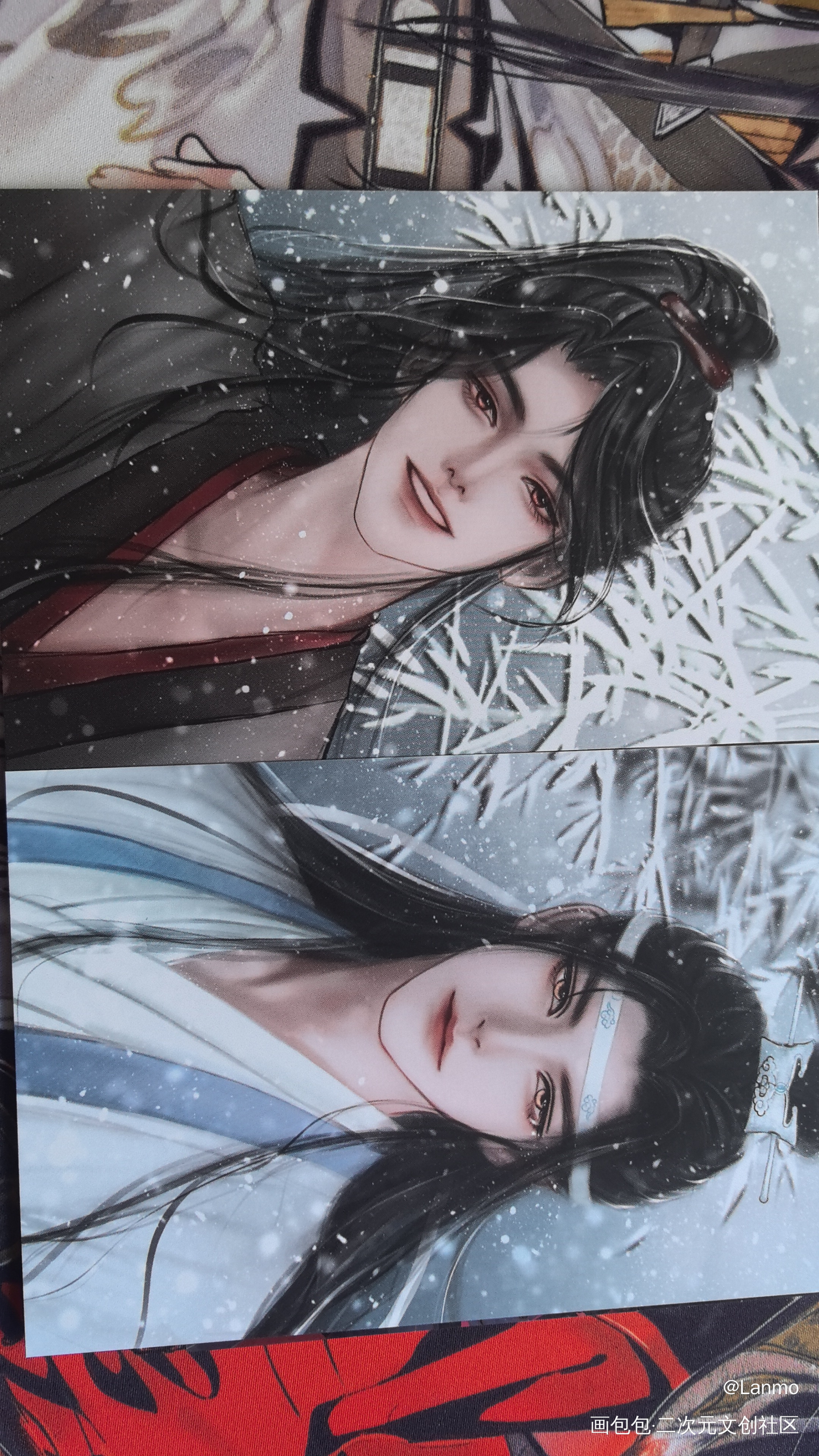 太美啦_魔道祖师无料返图蓝忘机魏无羡绘画作品