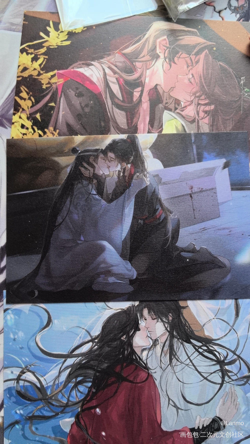 太美啦_人渣反派自救系统天官赐福魔道祖师无料返图花城·天官赐福谢怜·天官赐福蓝忘机魏无羡绘画作品