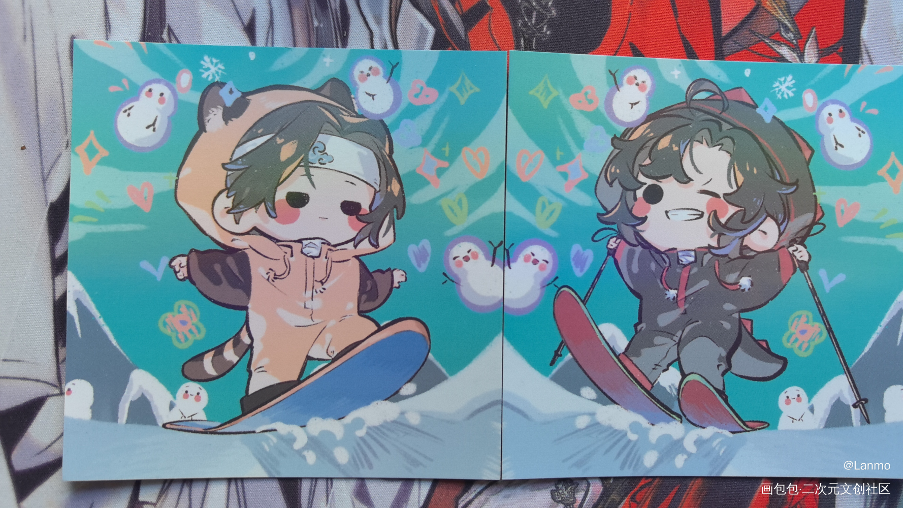 太可爱啦_魔道祖师授权返图蓝忘机·魔道祖师魏无羡·魔道祖师绘画作品