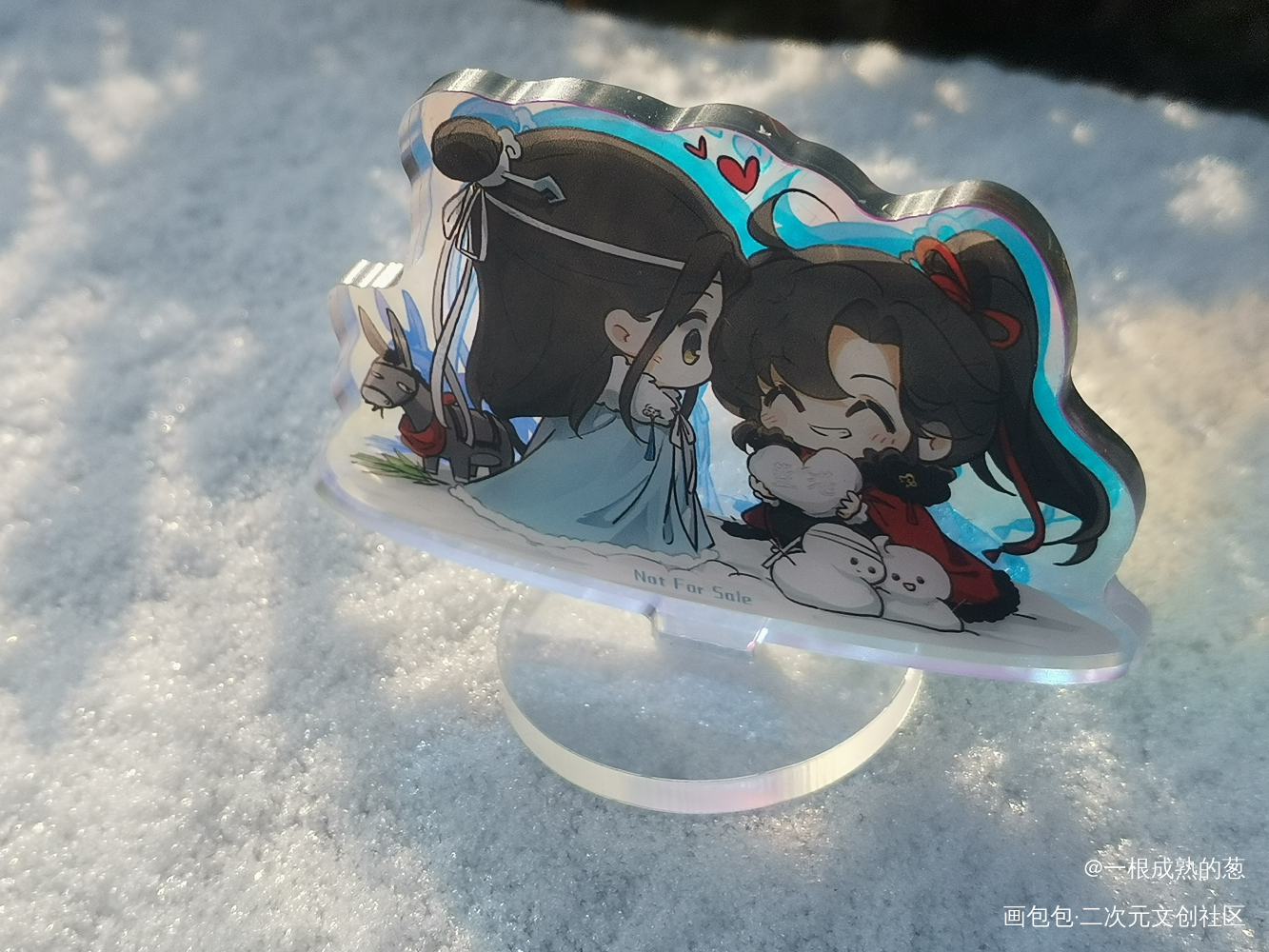 谢谢老师的绝美无料！💗忘羡久久绝配～_魔道祖师授权返图蓝忘机·魔道祖师魏无羡·魔道祖师绘画作品
