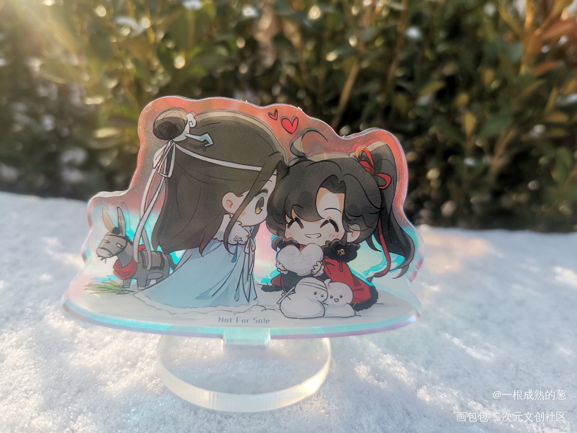 谢谢老师的绝美无料！💗忘羡久久绝配～_魔道祖师授权返图蓝忘机·魔道祖师魏无羡·魔道祖师绘画作品