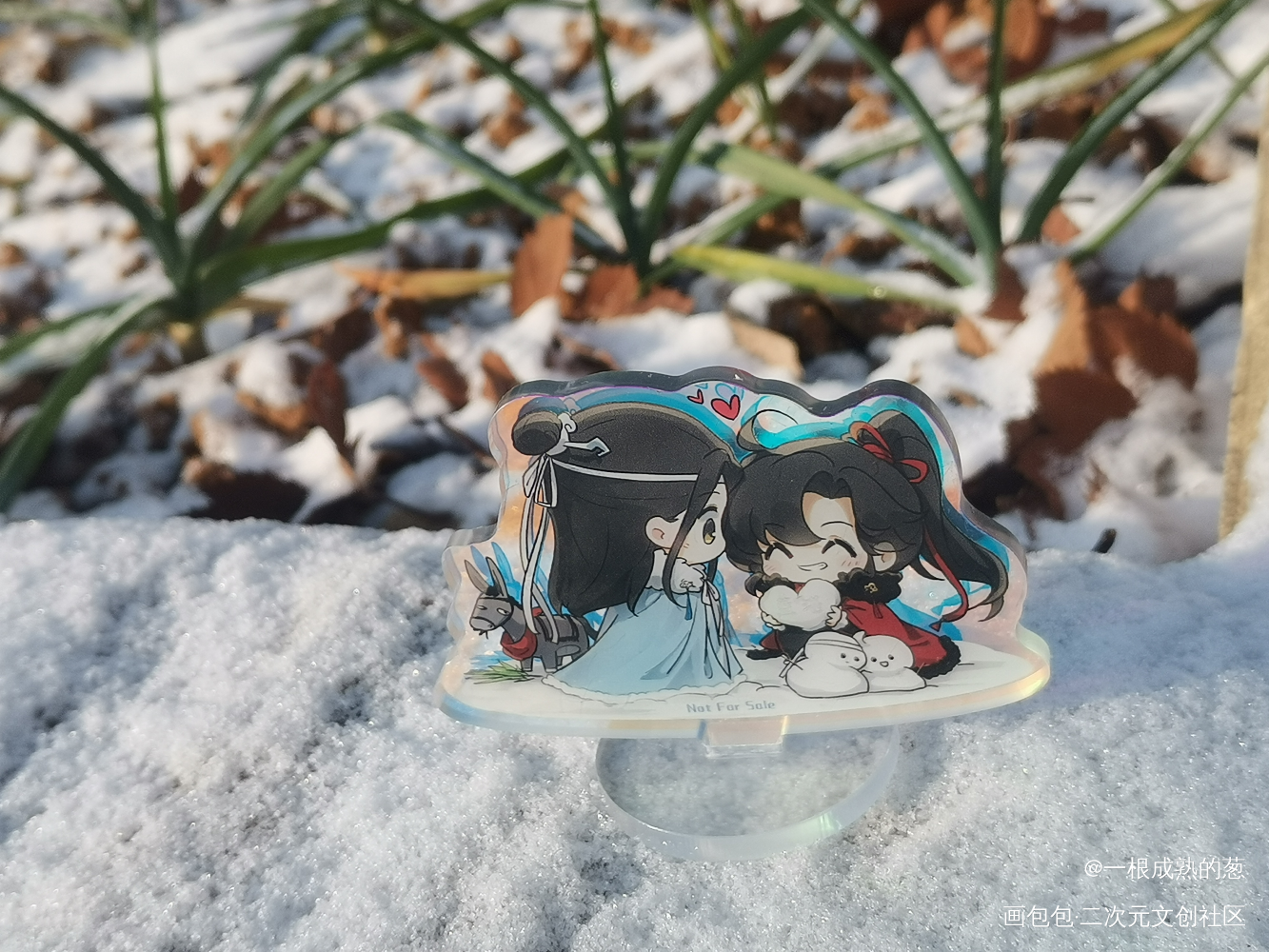 谢谢老师的绝美无料！💗忘羡久久绝配～_魔道祖师授权返图蓝忘机·魔道祖师魏无羡·魔道祖师绘画作品