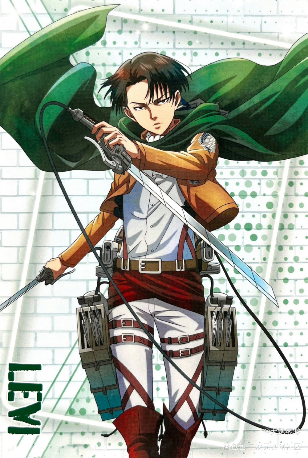 _日漫心动小瓶子向全世界安利进击的巨人漫画二次元绘画作品
