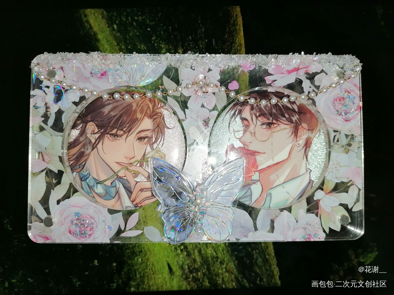 我喜欢极致的绿色，但又刚好适合粉玫瑰_我只喜欢你的人设绘画作品