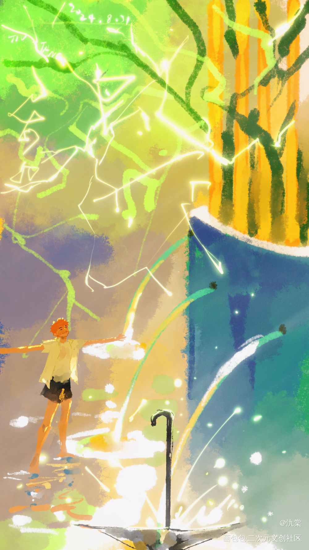 passion！！_原创oc绘画作品