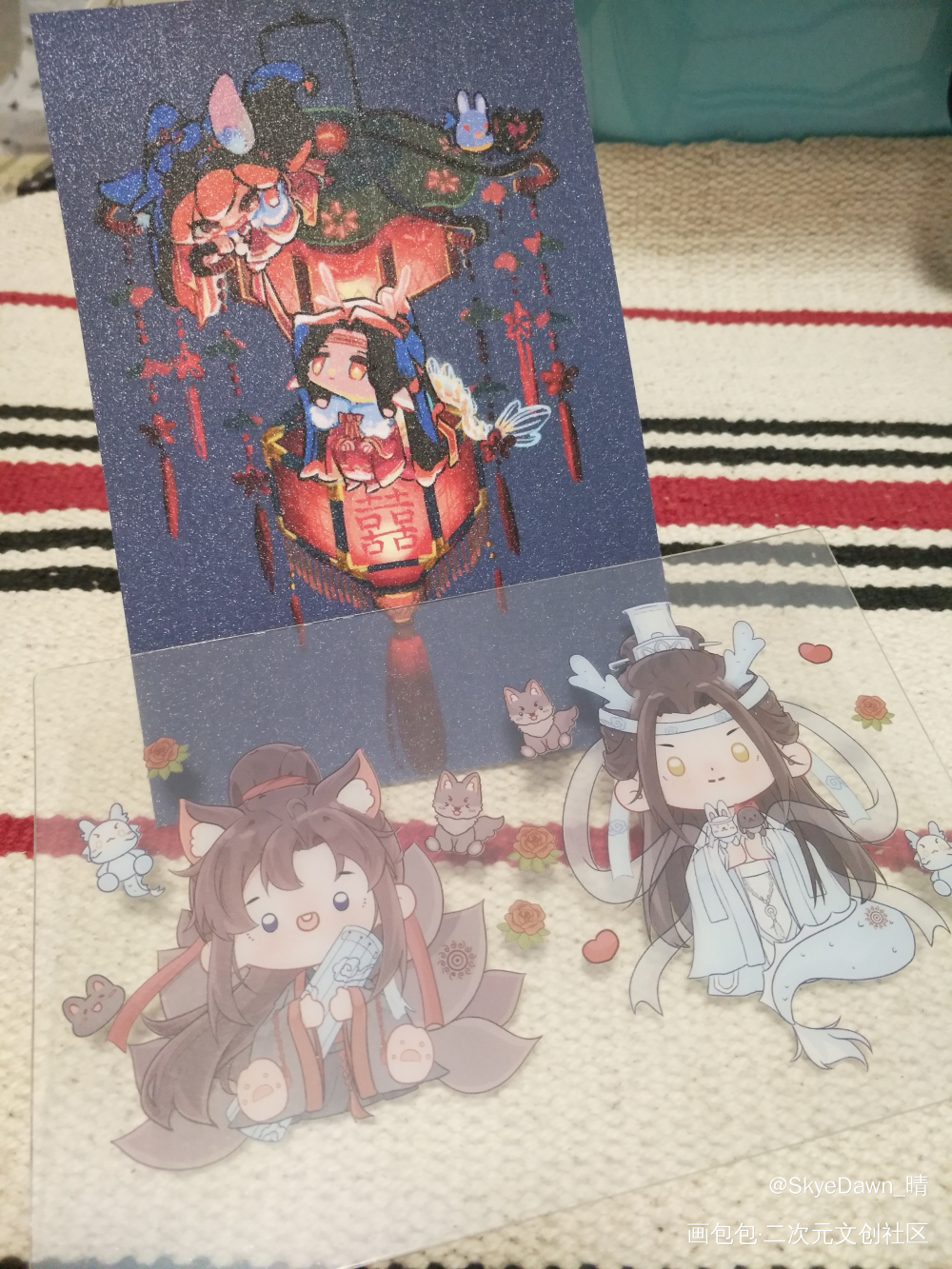 🐉🦊_魔道祖师无料返图周边秀蓝忘机·魔道祖师魏无羡·魔道祖师绘画作品