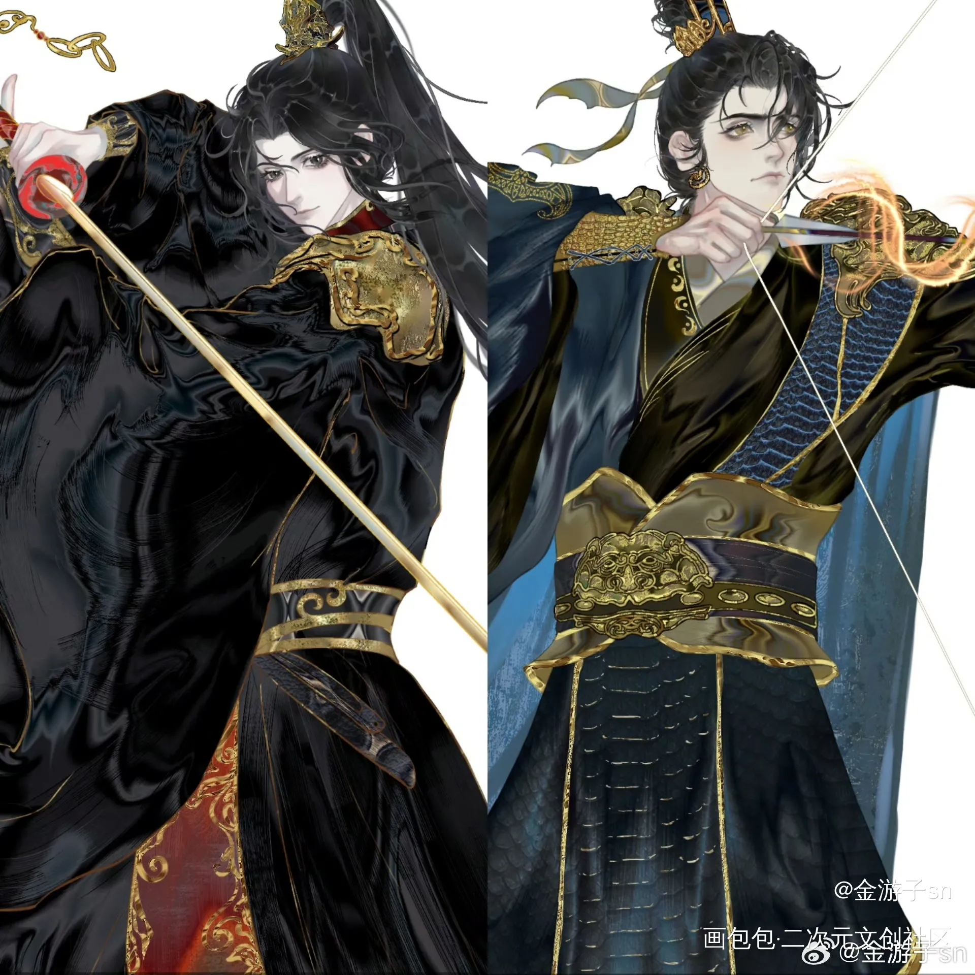【尘寰三千度神宇】◆风信/慕情_天官赐福慕情风信绘画作品
