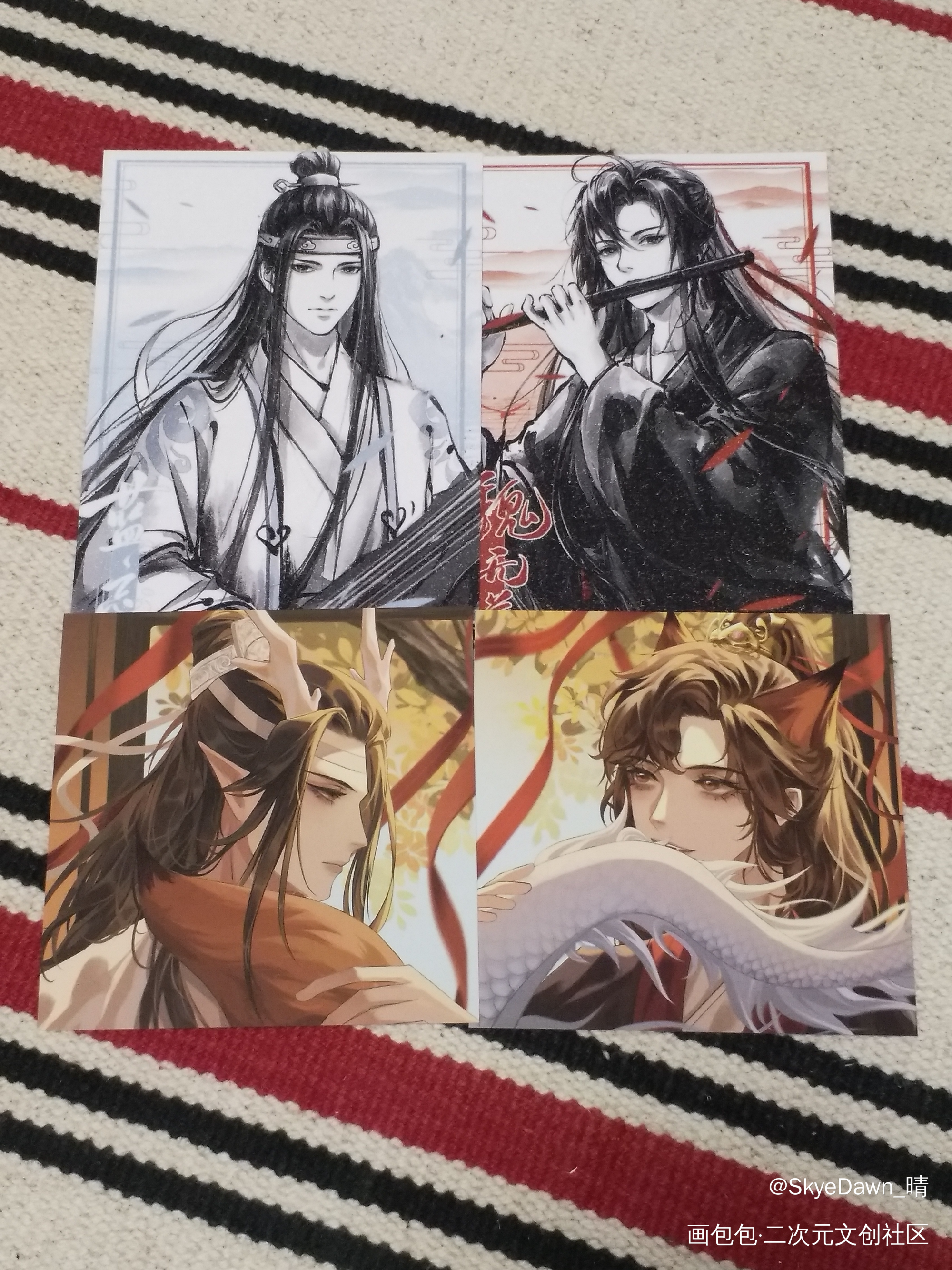 🐉🦊_魔道祖师无料返图周边秀蓝忘机·魔道祖师魏无羡·魔道祖师绘画作品