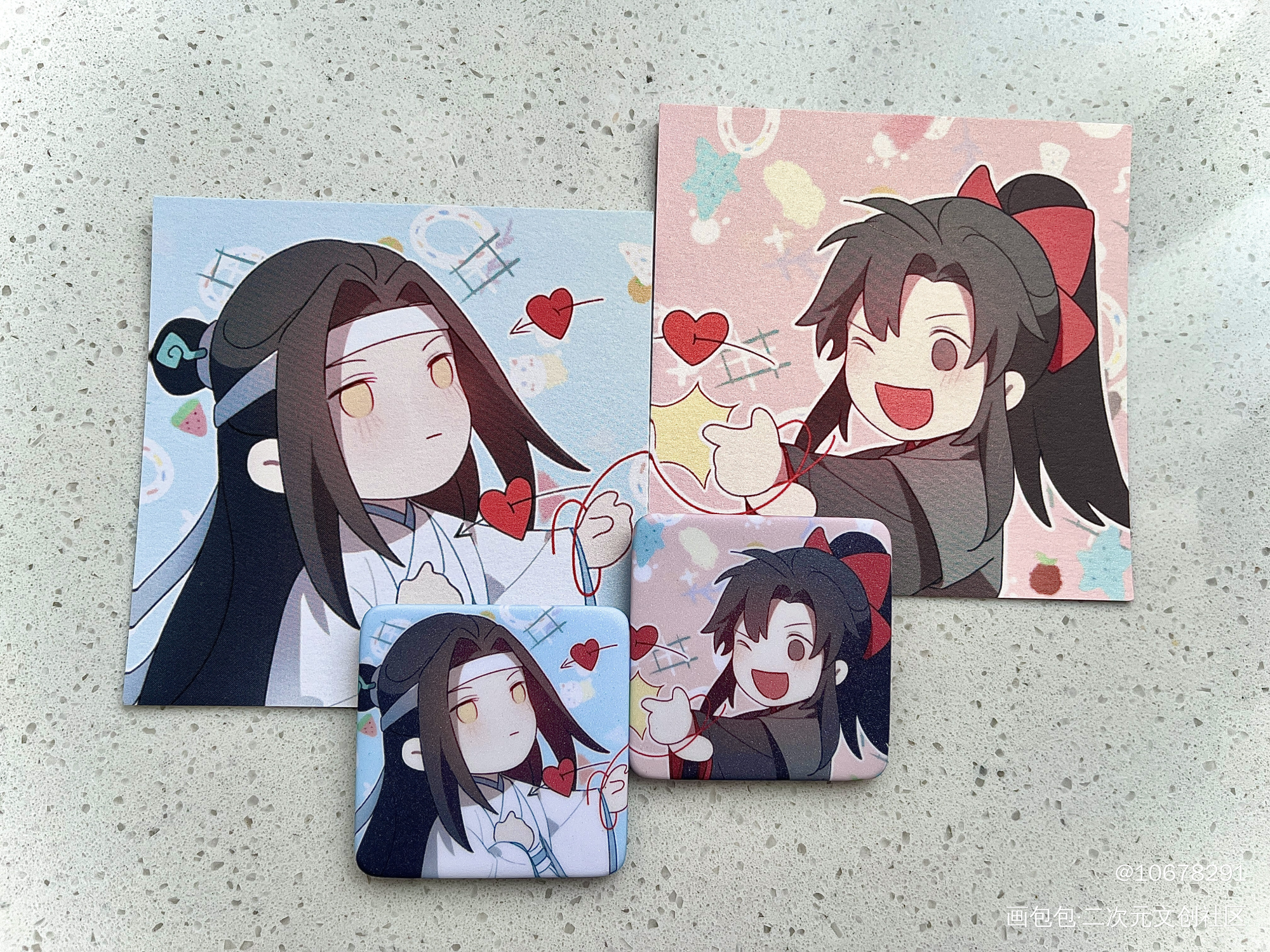 可可爱爱没有脑袋～_魔道祖师授权返图绘画作品