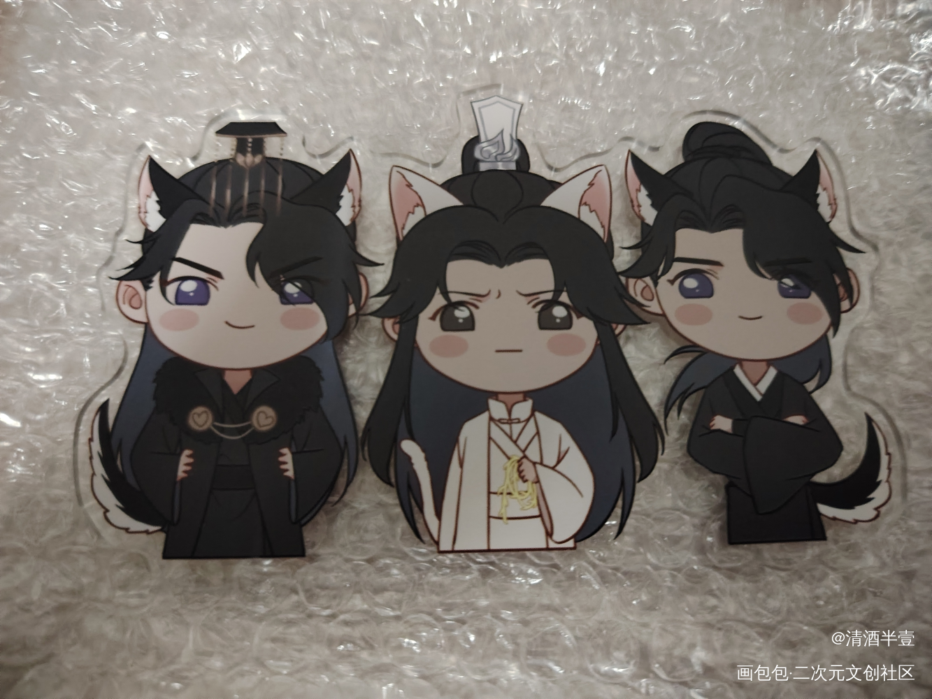 _二哈和他的白猫师尊无料返图绘画作品