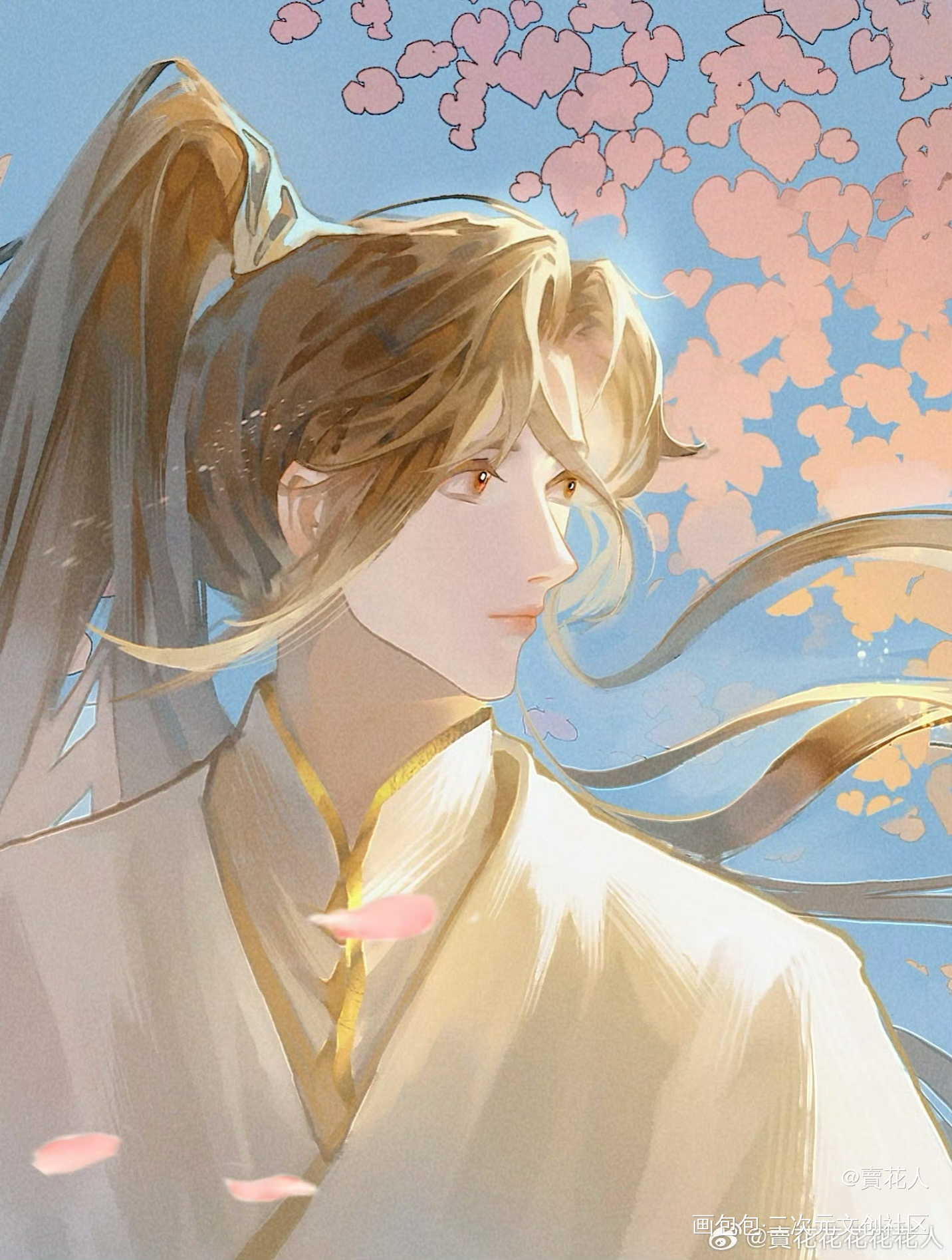 头像✖️1_二哈和他的白猫师尊楚晚宁绘画作品
