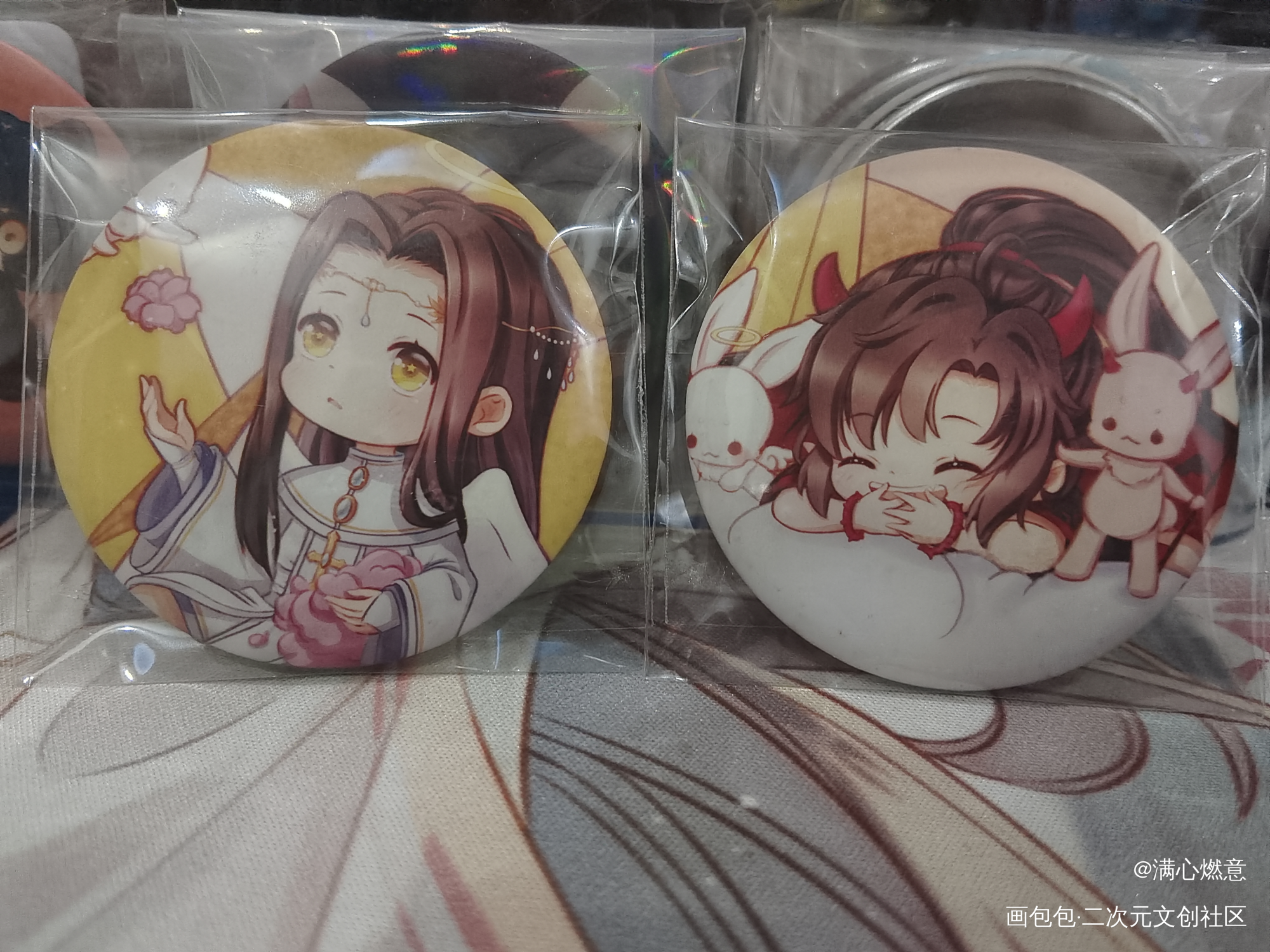 忘羡飞_魔道祖师忘羡蓝忘机·魔道祖师魏无羡·魔道祖师绘画作品