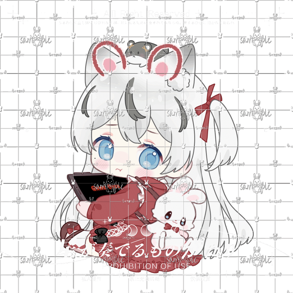 根牌「小兔家族」_模板约稿根牌模板付费委托稿件模板绘画作品