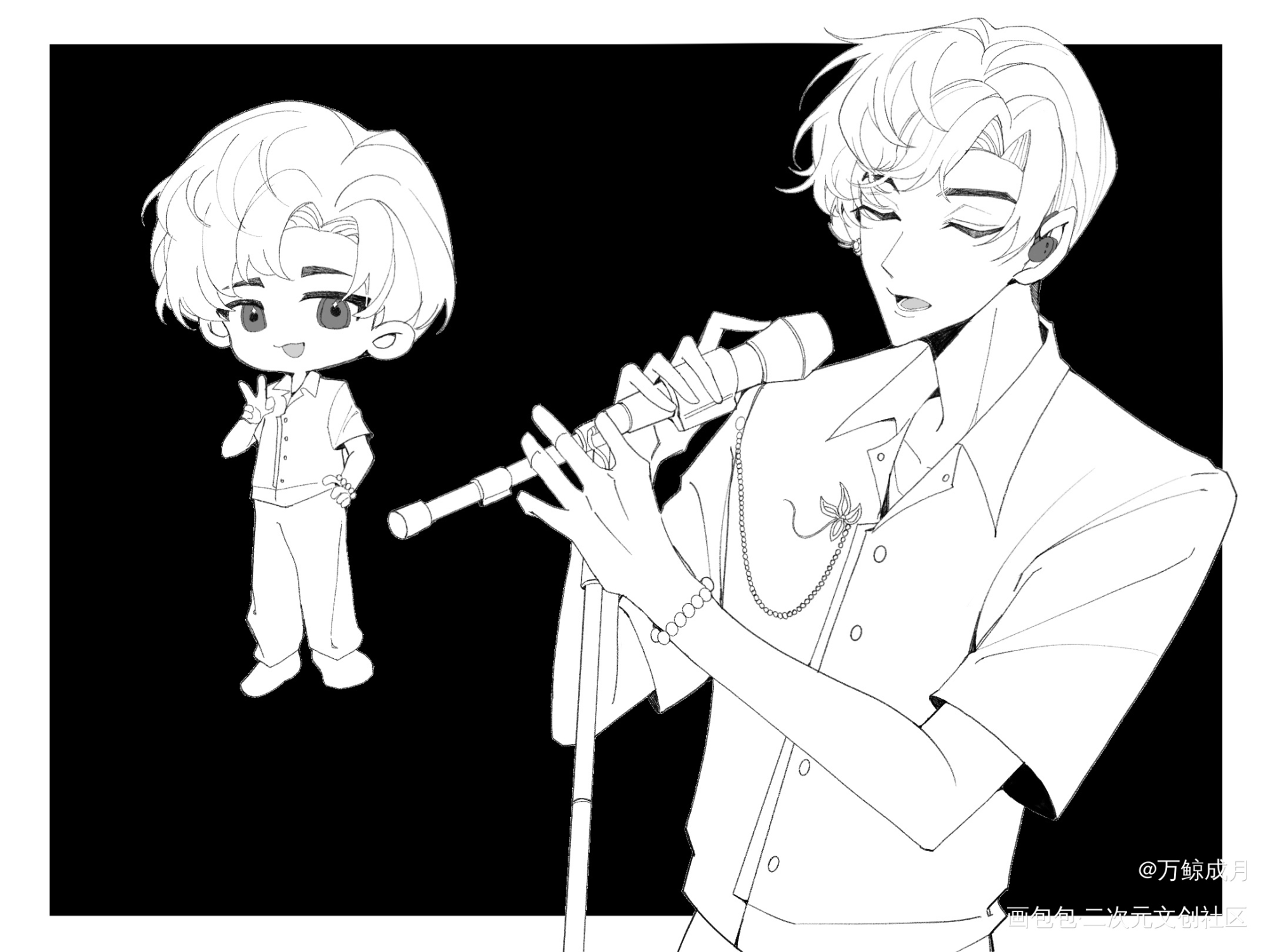 曲_小曲儿绘画作品