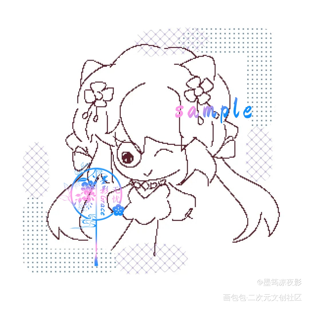 来自好友的武昌_画包包瑾纾羊喜羊羊·喜羊羊与灰太狼私人稿件线稿黑白可爱Q版我要上首推约稿oc绘画作品