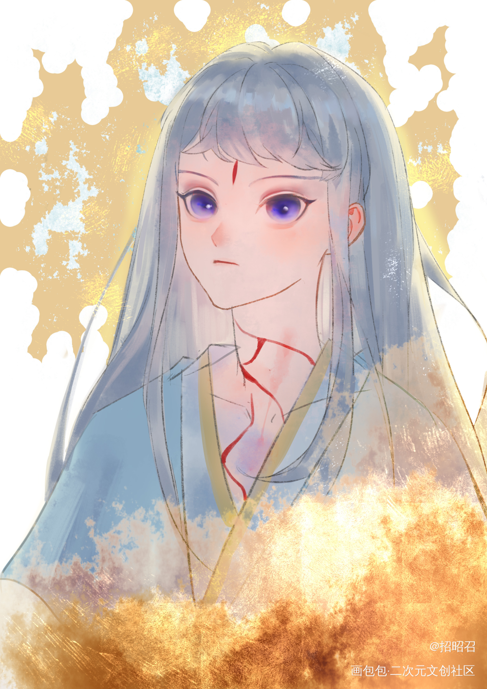 长在我审美点上的宝宝_代号鸢代号鸢安期绘画作品