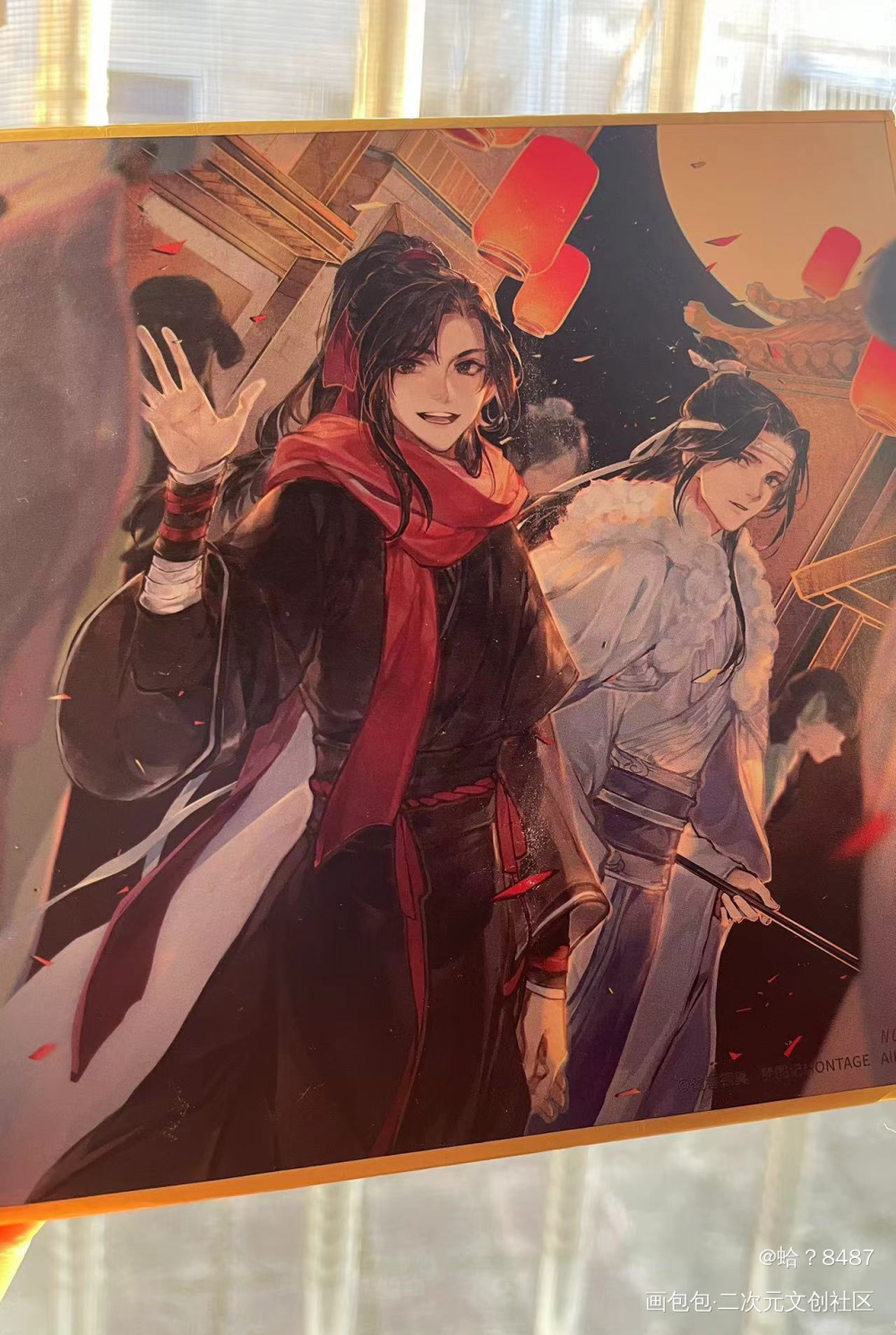 _魔道祖师忘羡蓝忘机·魔道祖师魏无羡·魔道祖师墨香铜臭绘画作品