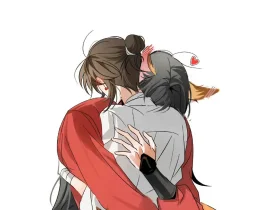 狐狸撒娇_绘画作品