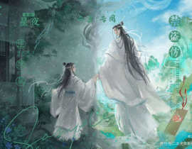 汪叽生贺稿~是年幼小叽和婚后汪叽呀！_绘画作品