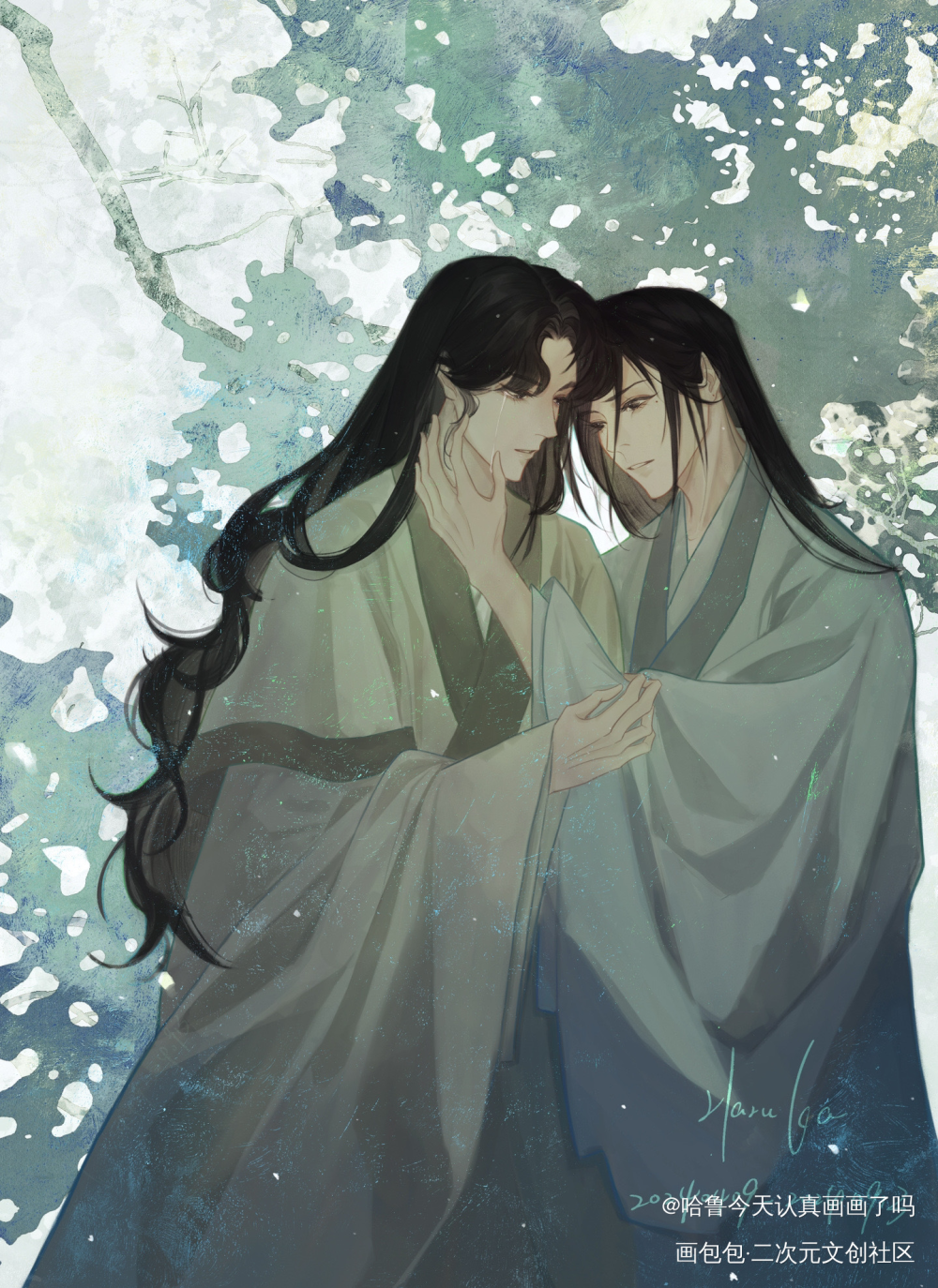 李旻，看着我。_杀破狼长顾长庚顾昀绘画作品