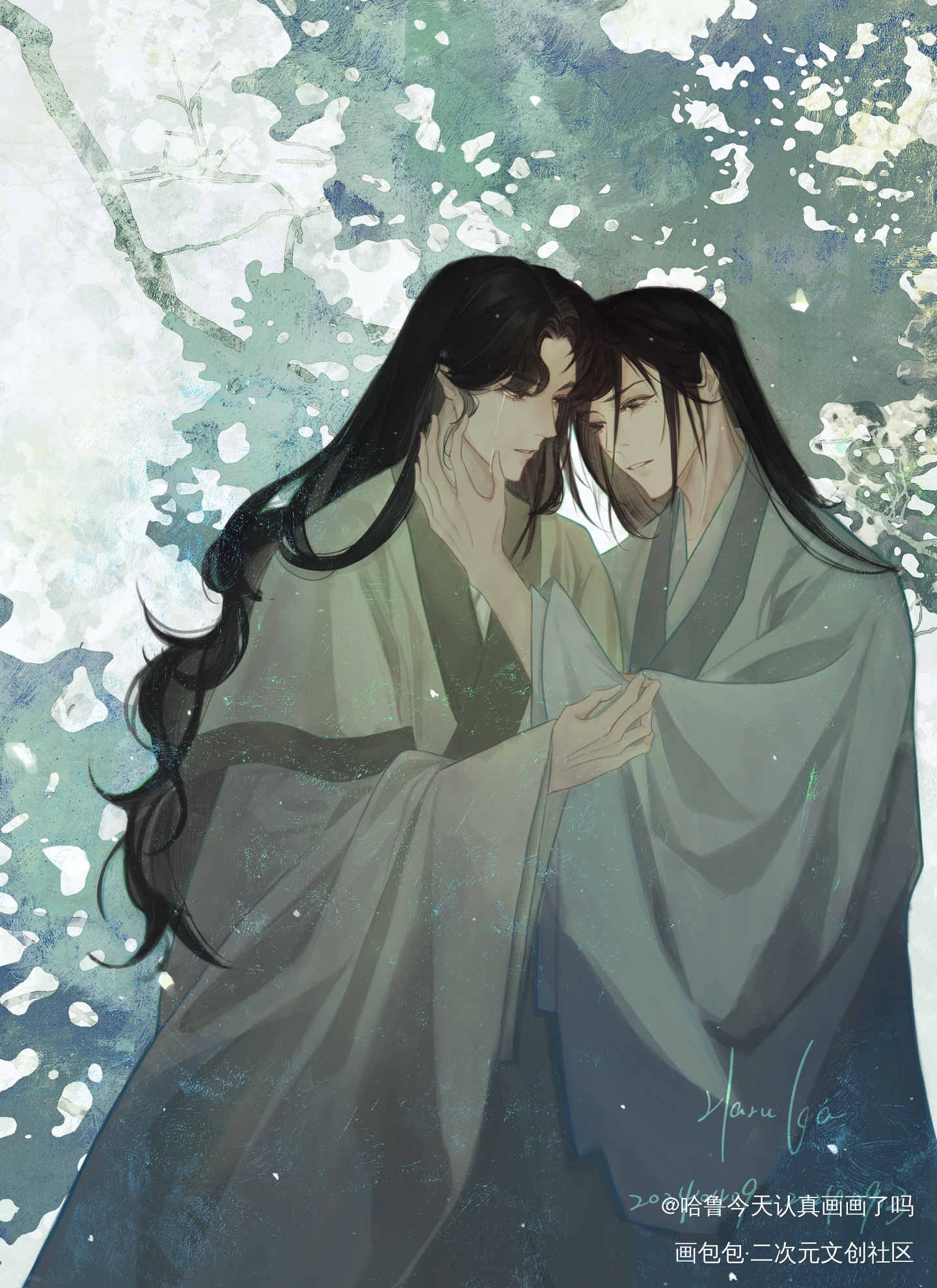 李旻，看着我。_杀破狼长顾长庚顾昀绘画作品
