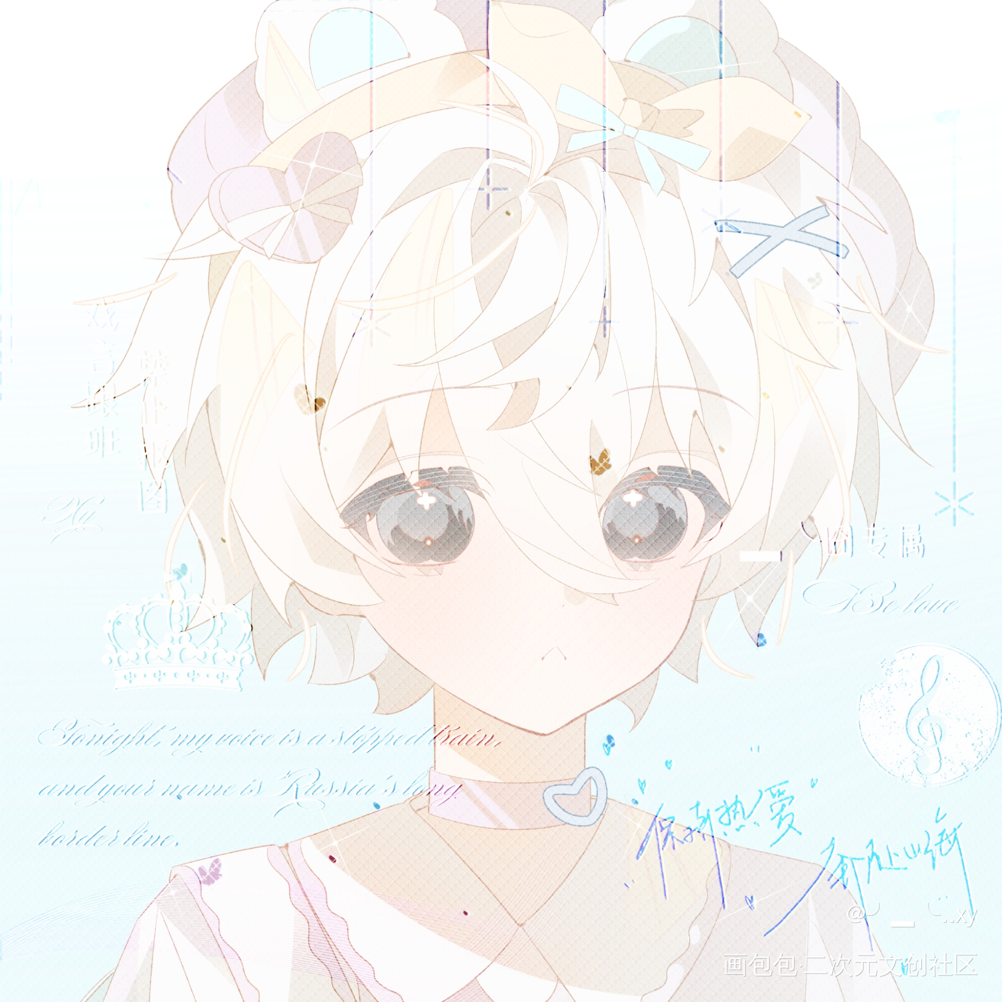 吱吱_凪玲约稿绘画作品