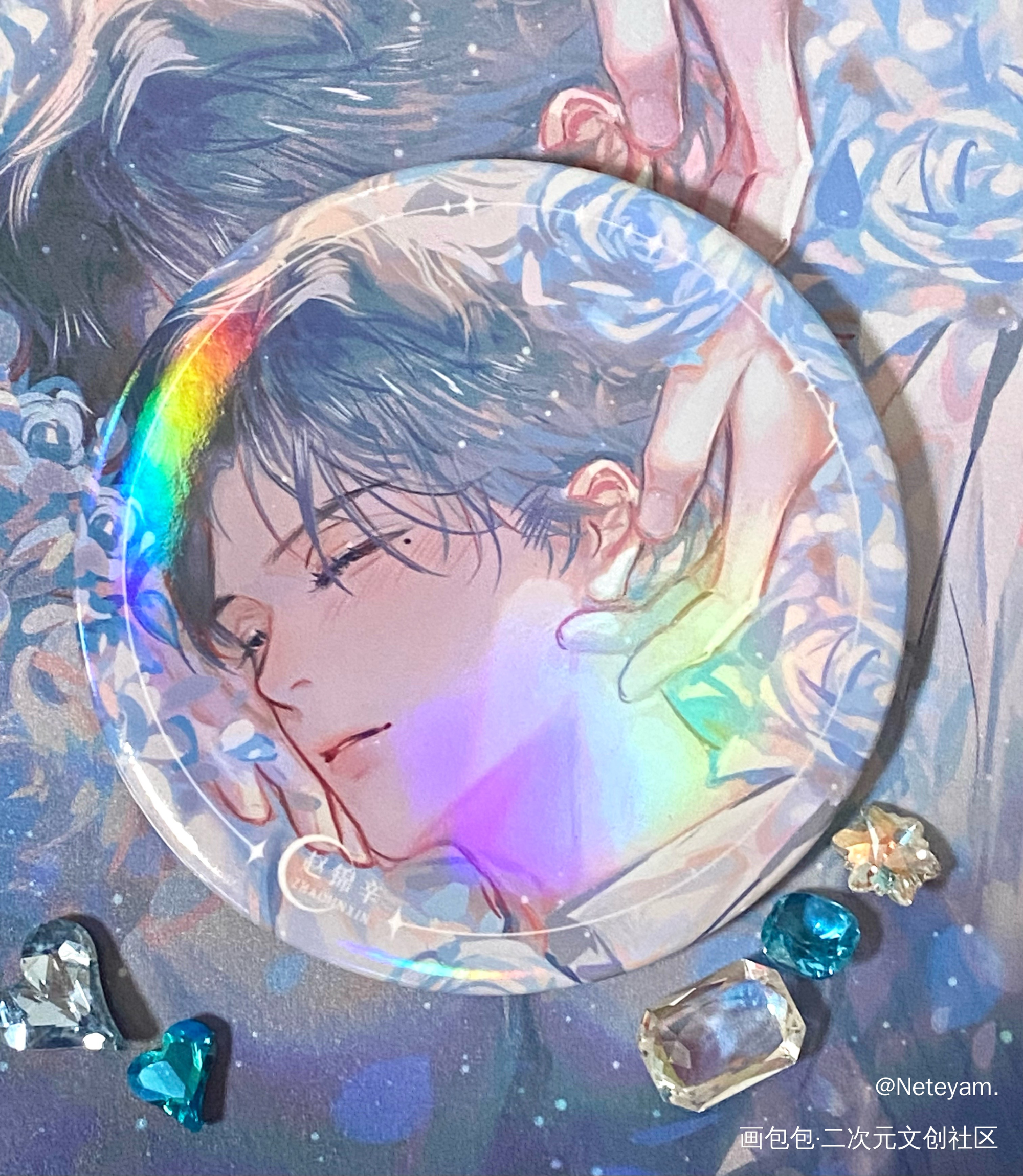 _谁把谁当真188男团授权返图赵锦辛·谁把谁当真绘画作品