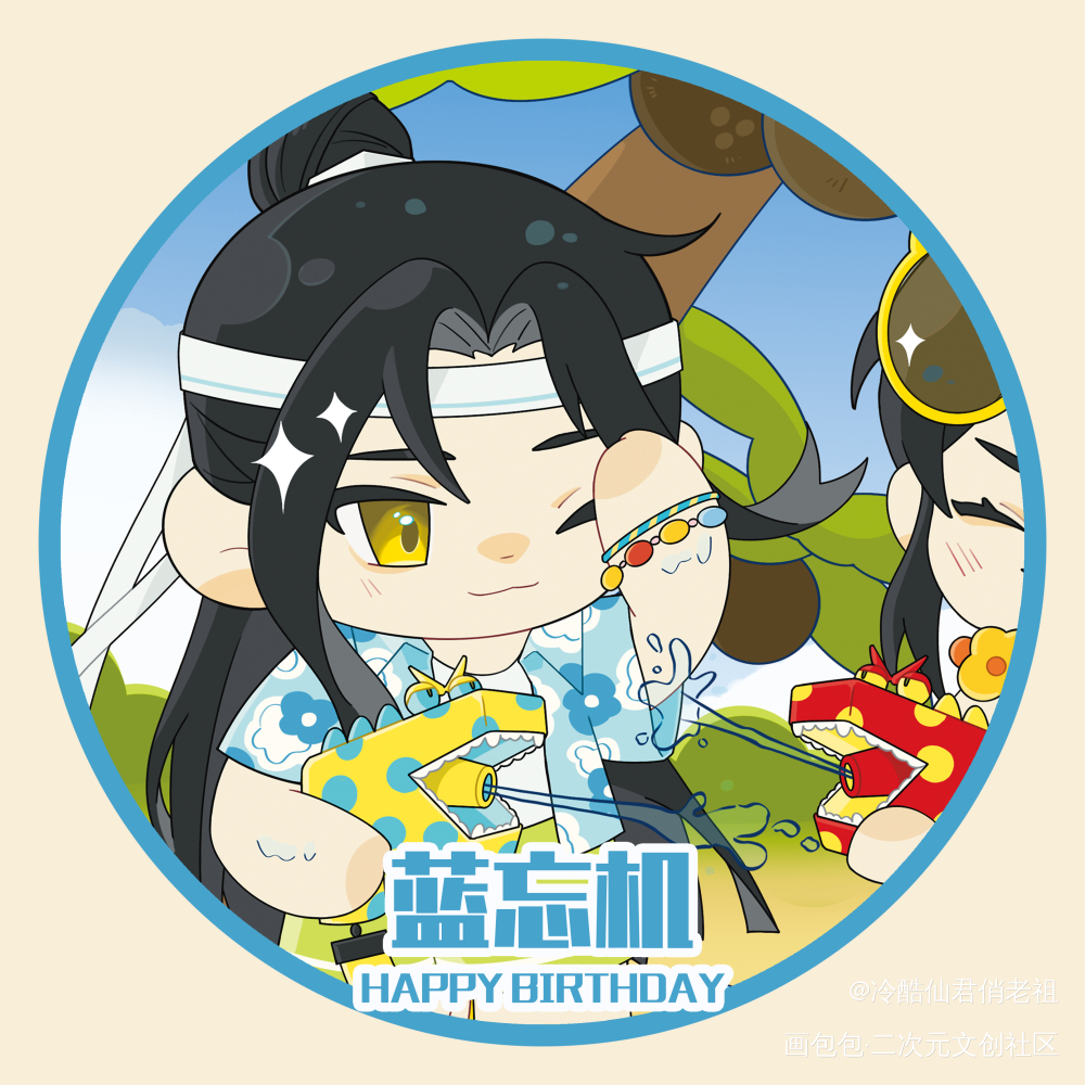 忘羡头像_魔道祖师忘羡蓝忘机·魔道祖师魏无羡·魔道祖师蓝忘机魏无羡绘画作品