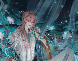 本王早就知道爱妃是小竹叶青变的_绘画作品