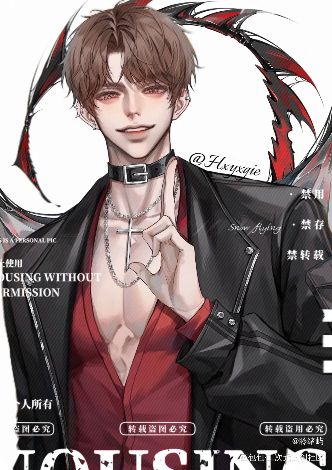赵锦辛_谁把谁当真188男团赵锦辛绘画作品