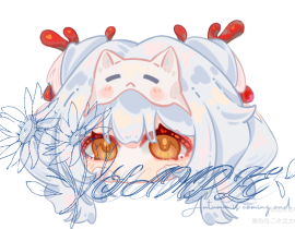摸鱼～～_绘画作品