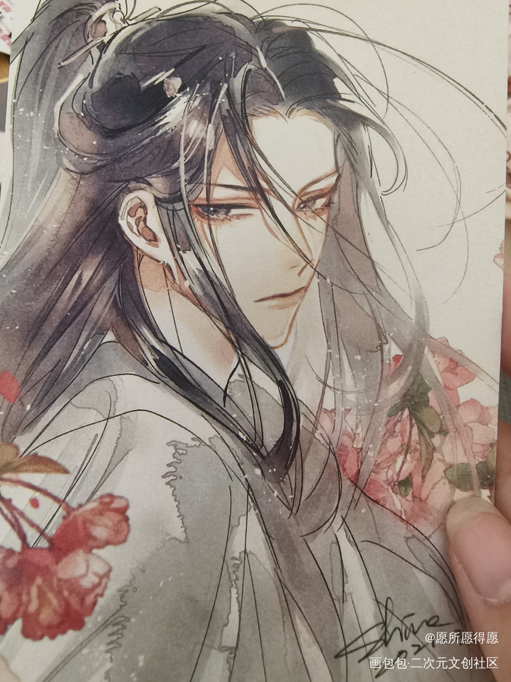 _二哈和他的白猫师尊授权返图绘画作品