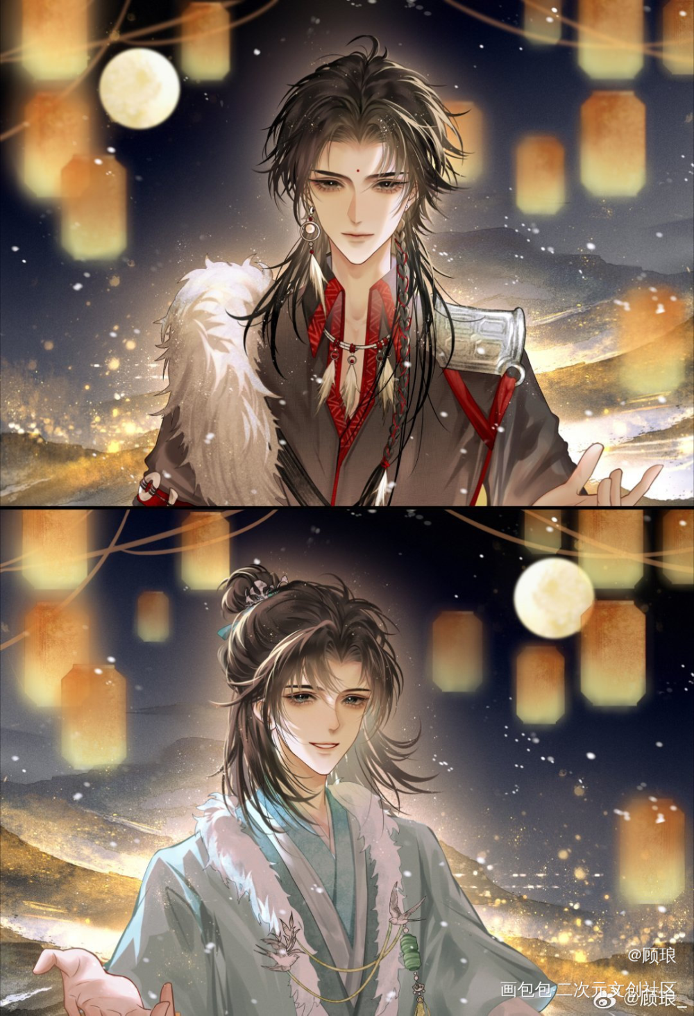 “赠你我回首。”_古剑奇谭古风苏兰古剑奇谭一绘画绘画作品