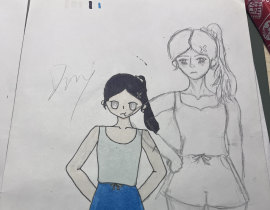 摸鱼_绘画作品