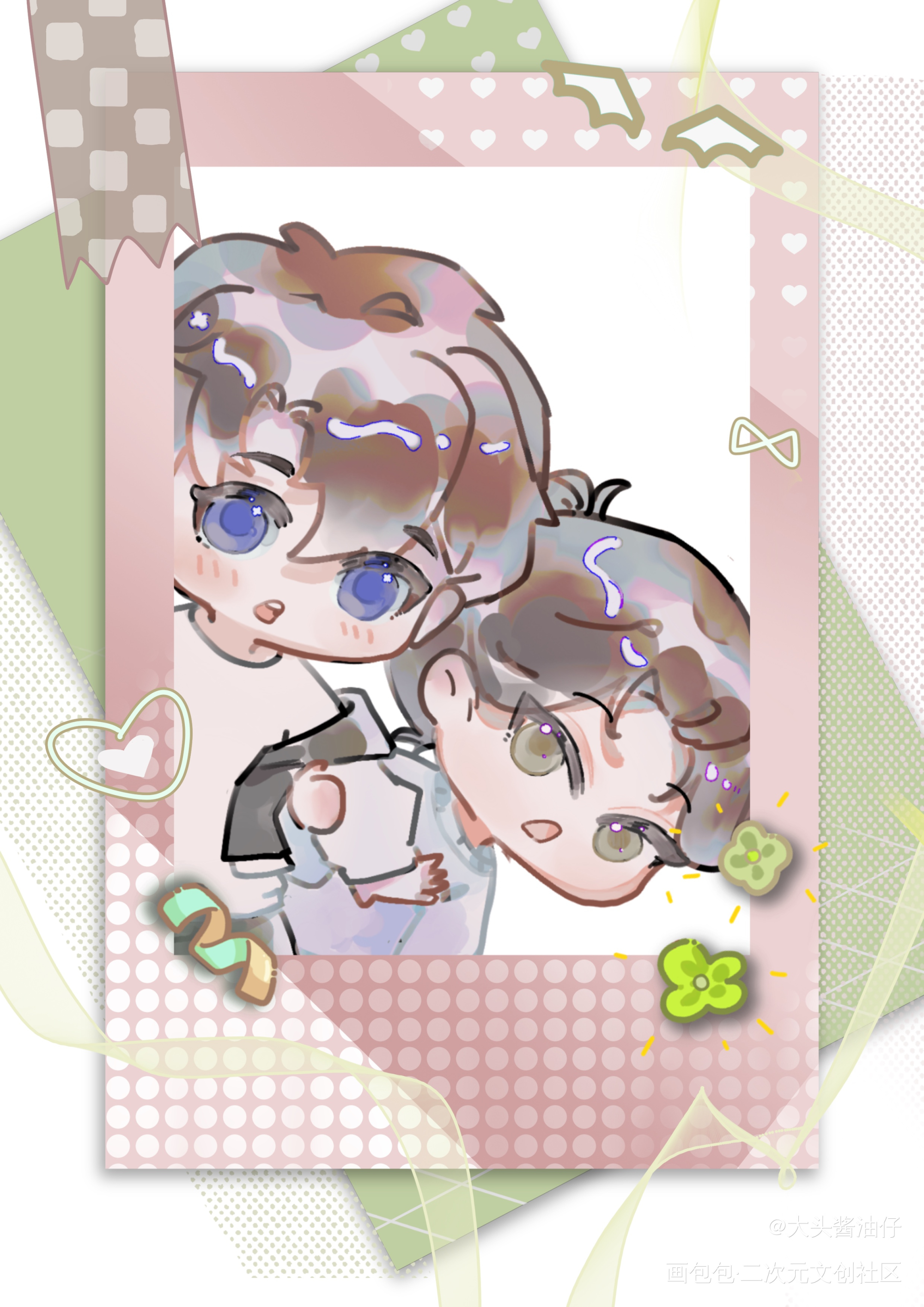 中秋快乐！_二哈和他的白猫师尊绘画作品