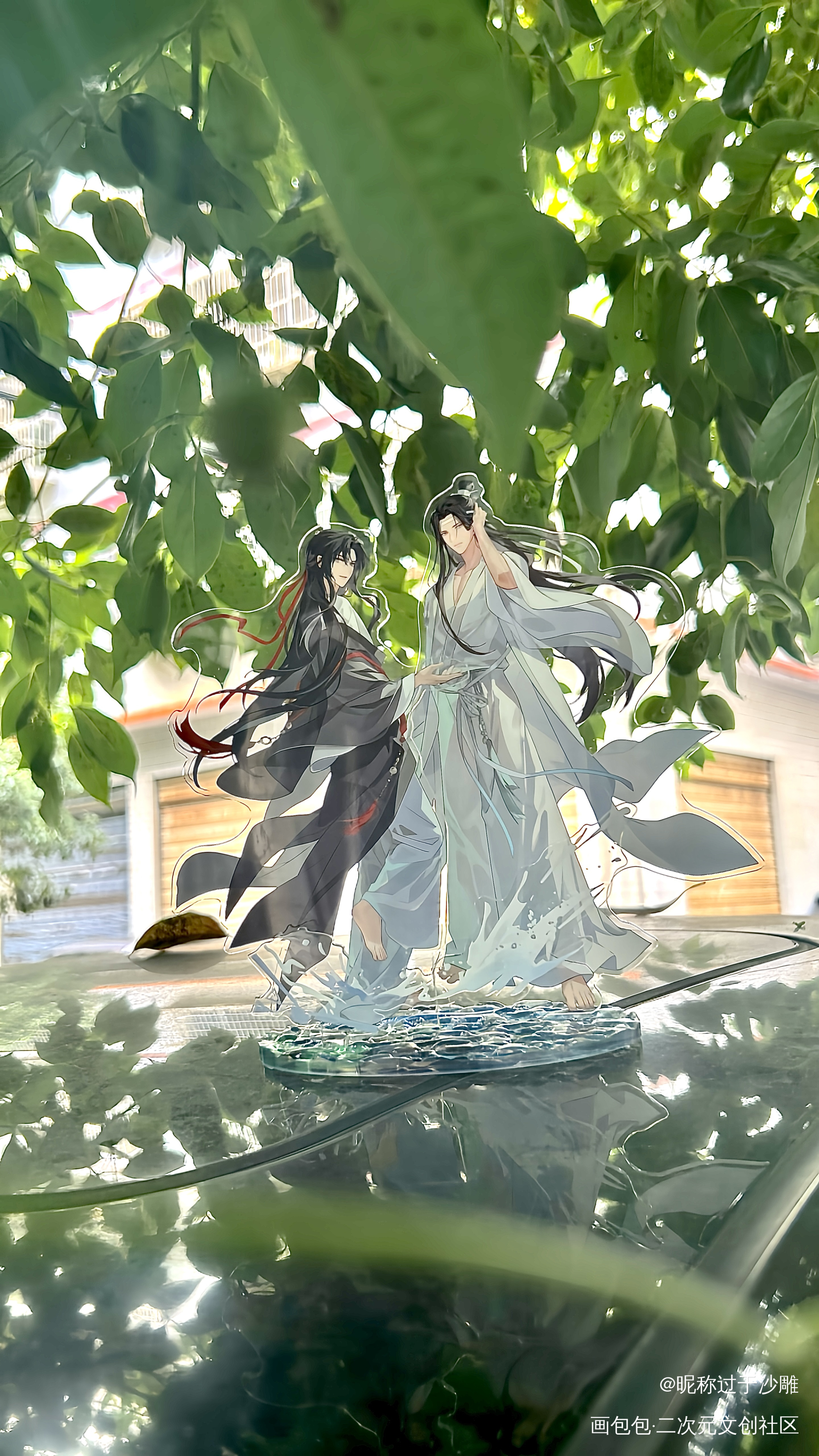 水天清话_魔道祖师蓝忘机·魔道祖师魏无羡·魔道祖师绘画作品