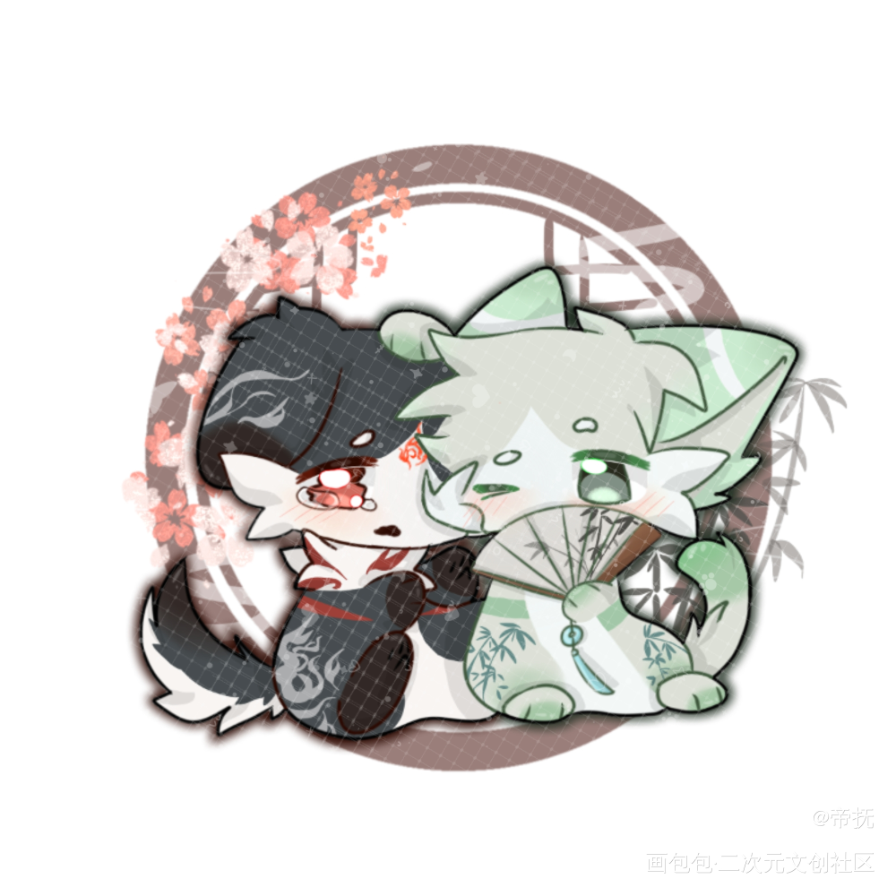 哭包_人渣反派自救系统洛冰河·人渣反派自救系统沈清秋·人渣反派自救系统绘画作品