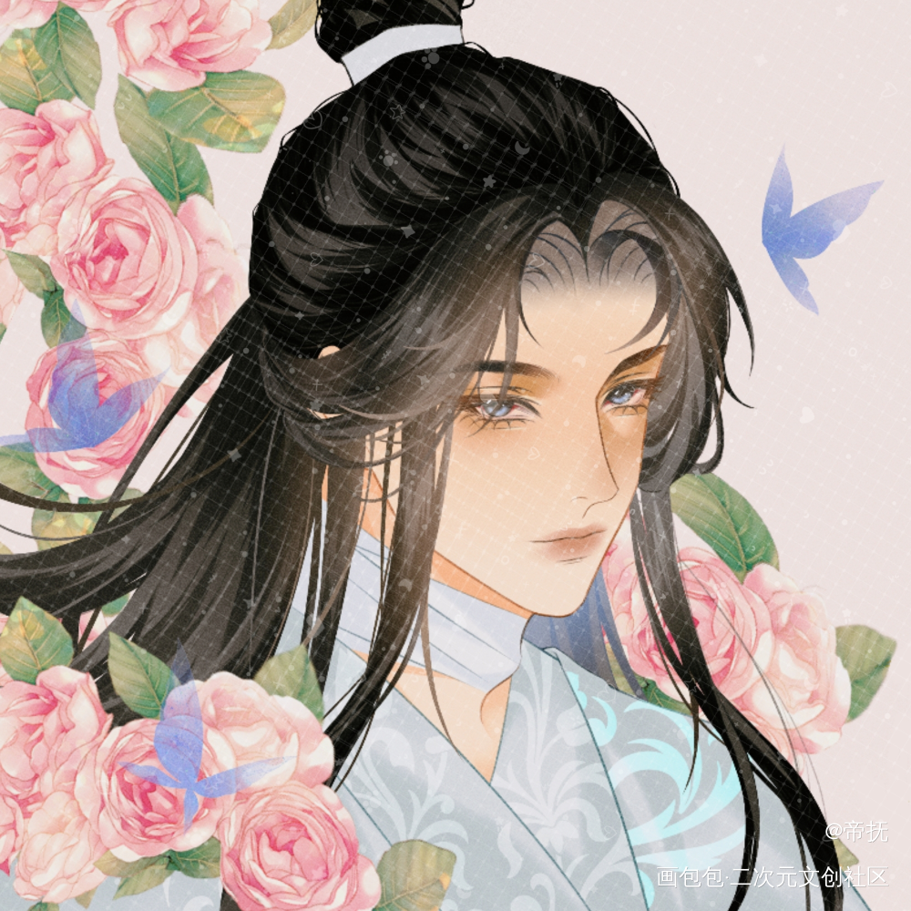 七夕快乐捏_天官赐福花城·天官赐福谢怜·天官赐福绘画作品