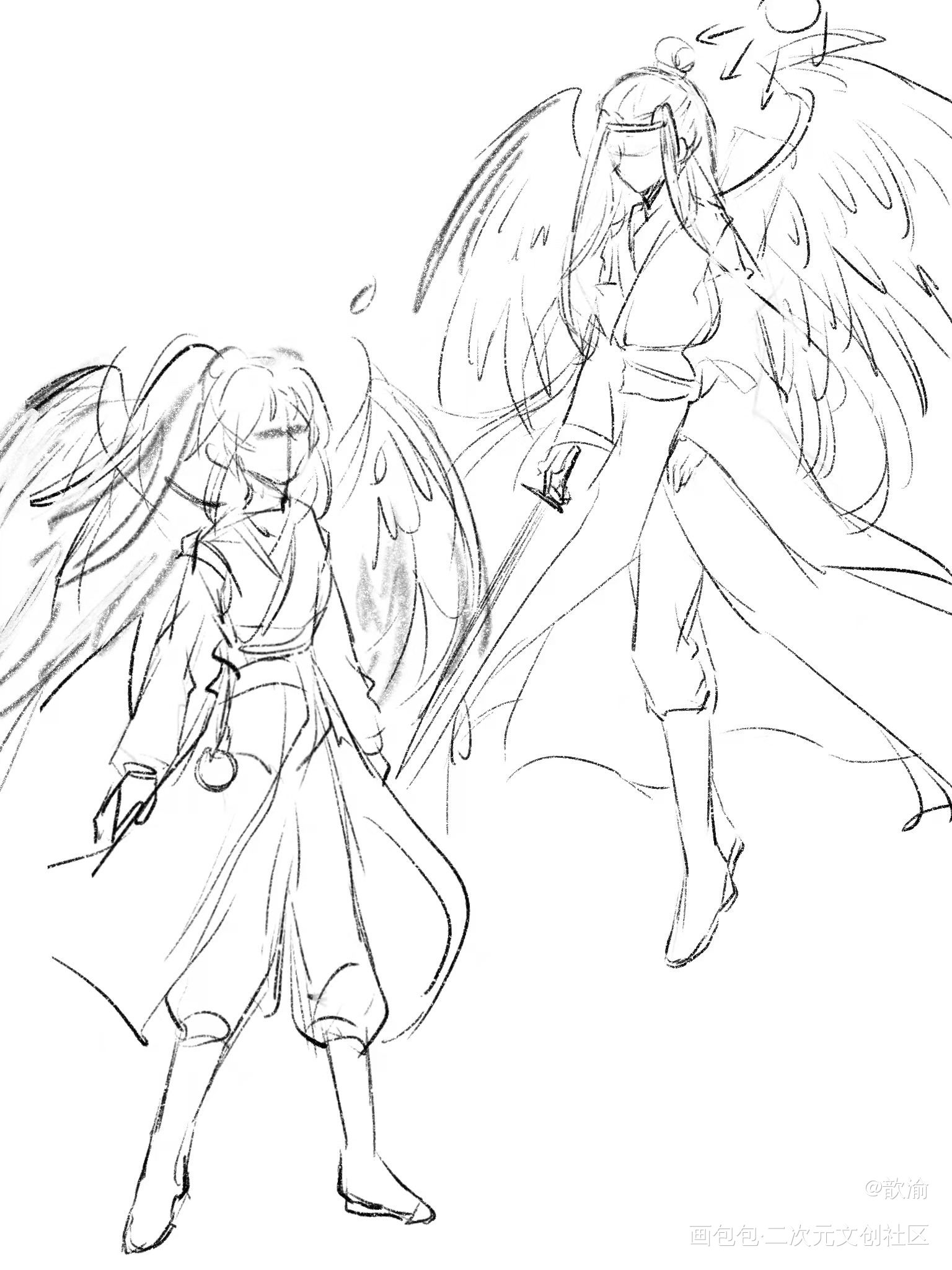 _魔道祖师绘画作品