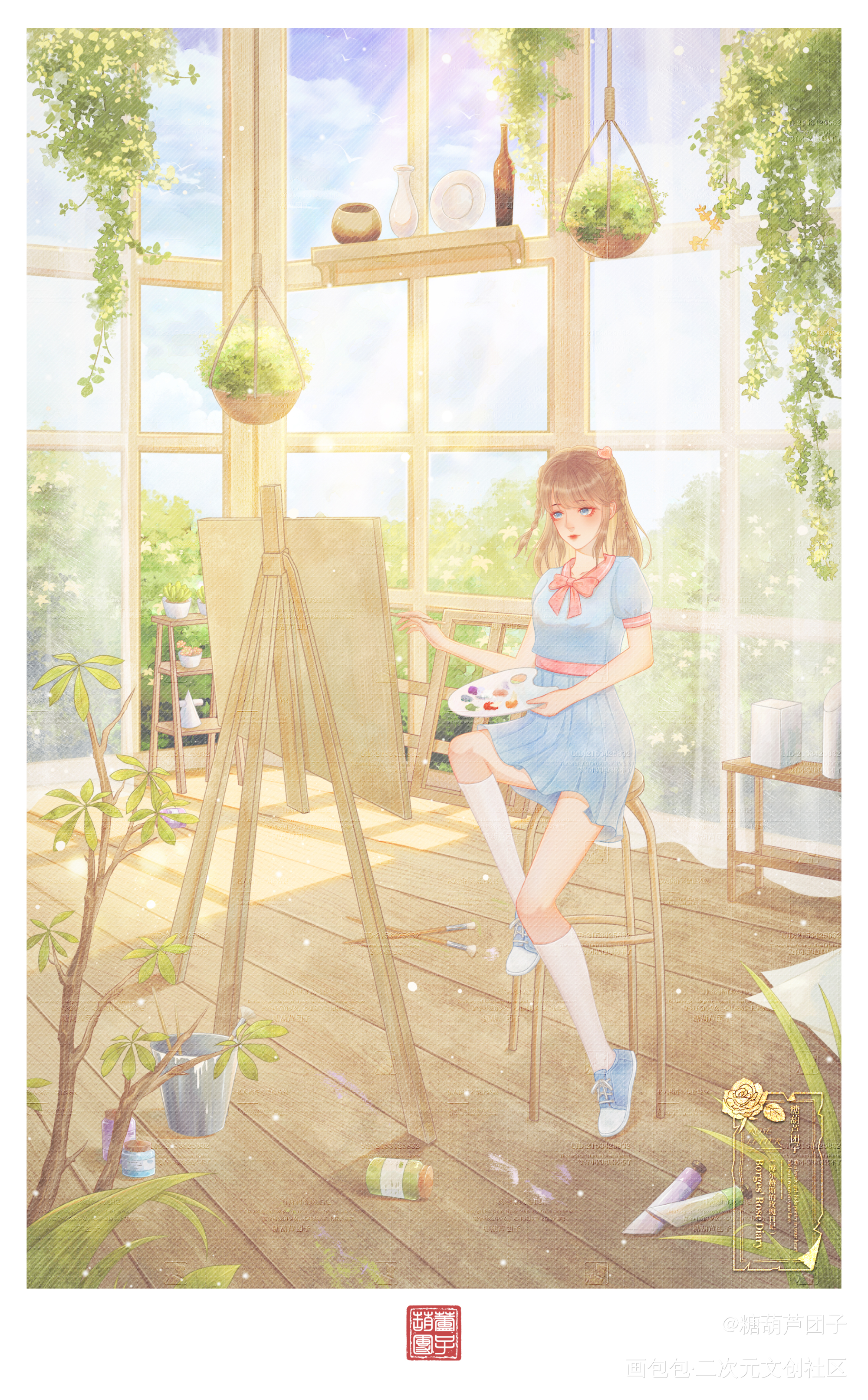 稿_插画同人王默绘画作品