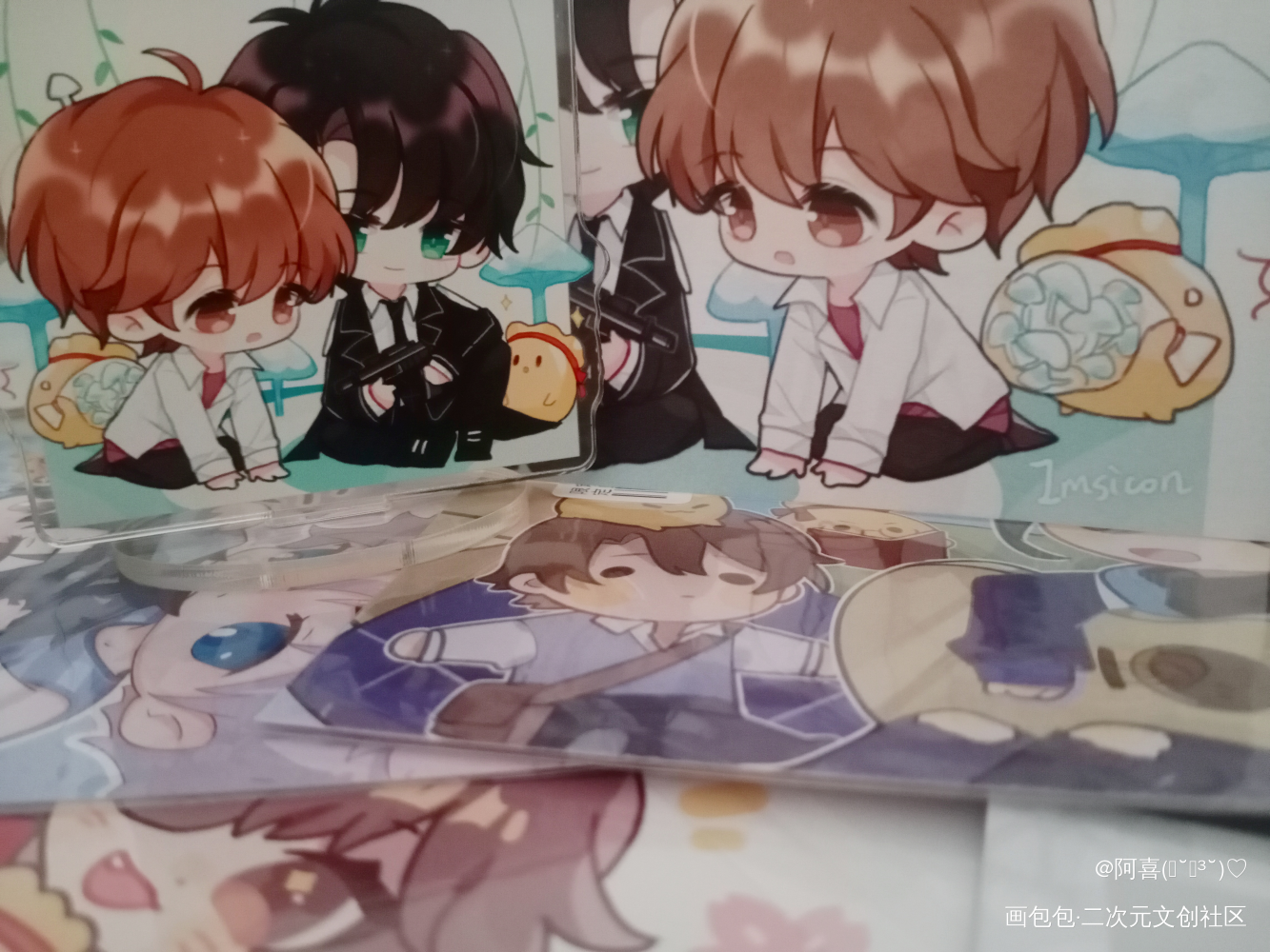 _站外返图安折·小蘑菇绘画作品