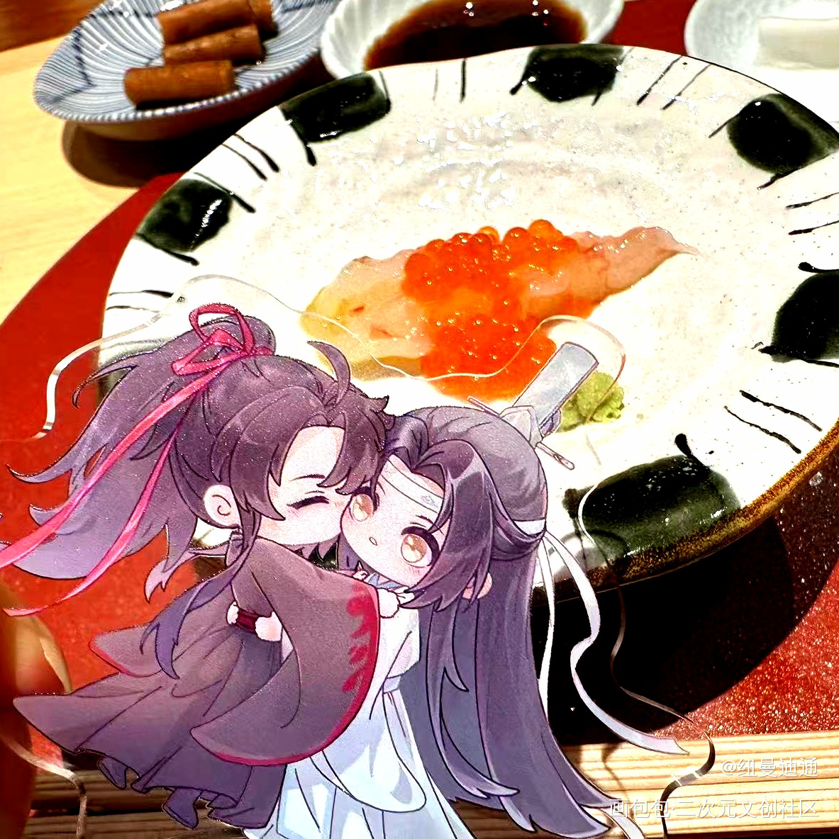 十周年大餐_魔道祖师蓝忘机·魔道祖师魏无羡·魔道祖师绘画作品