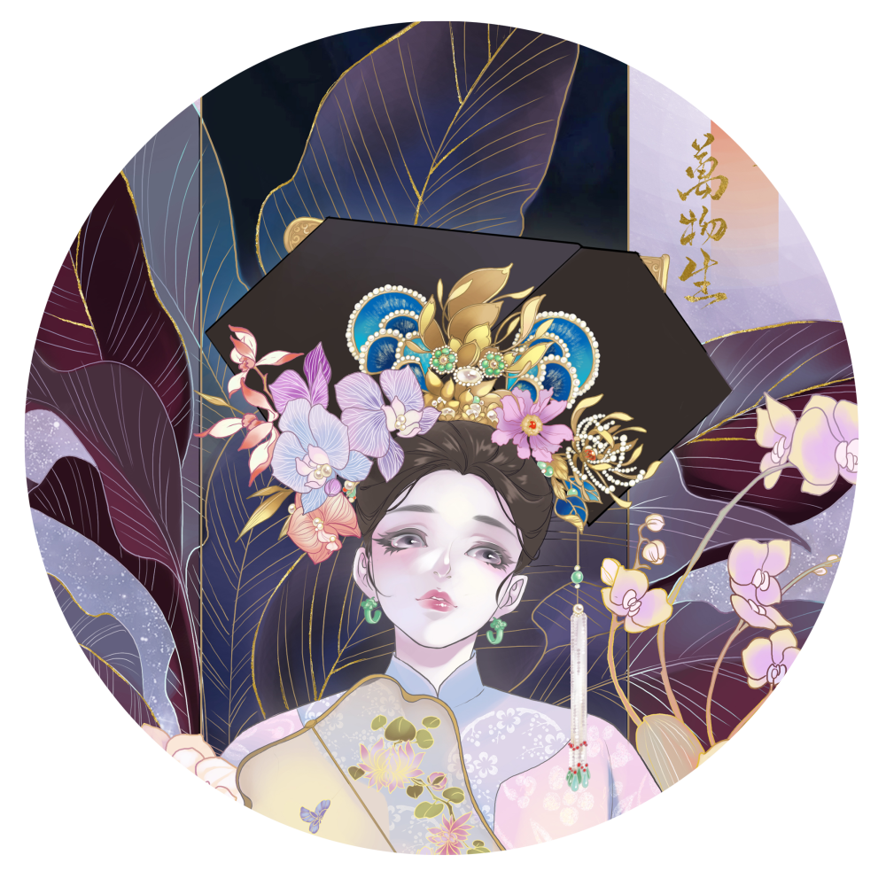 清秋锁梦_绘画作品