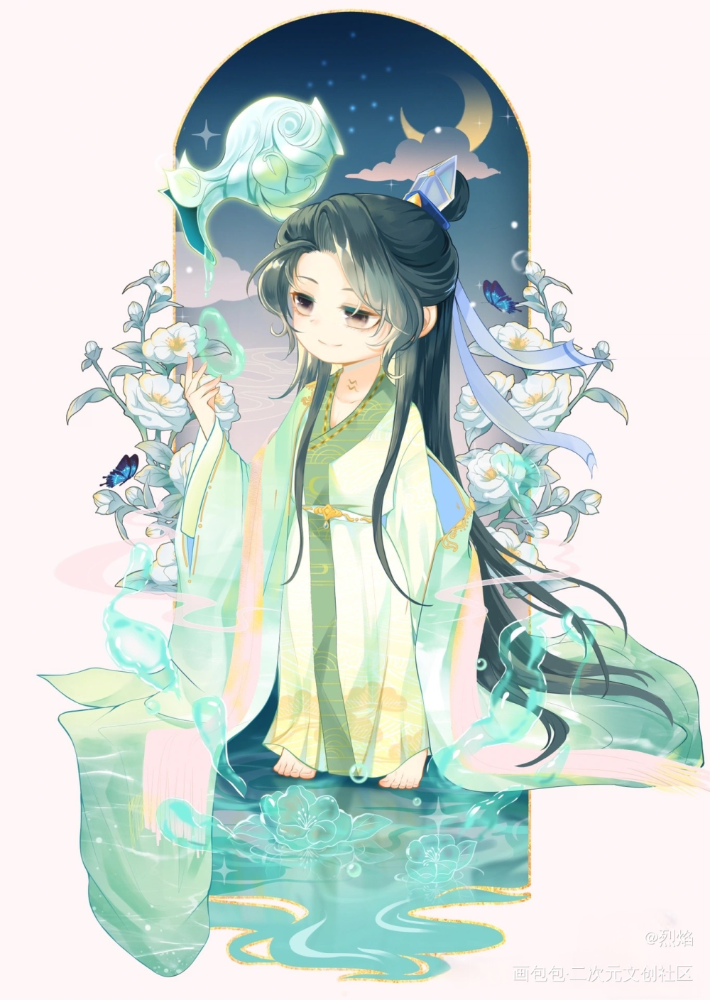 玄枵_古风绘画作品